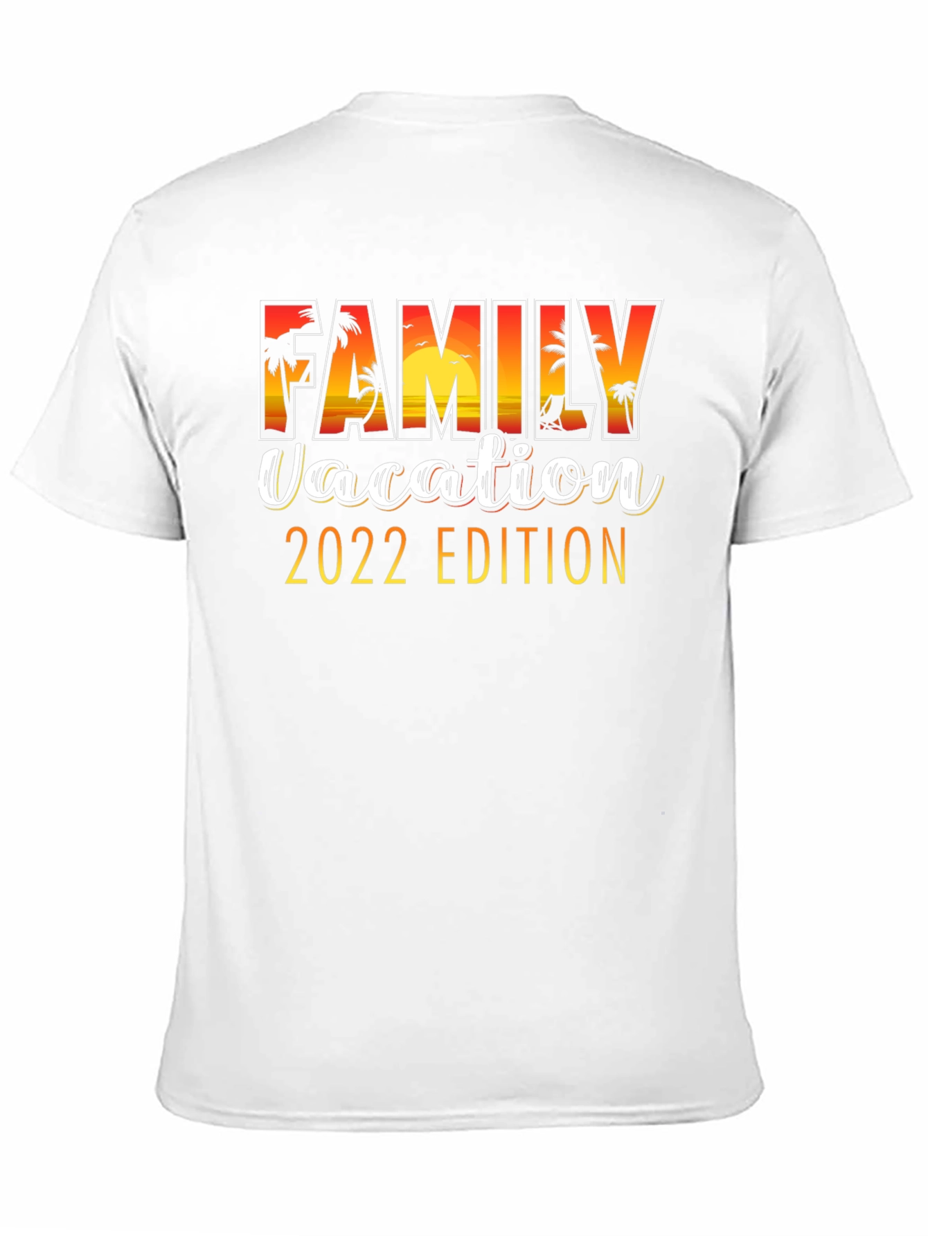 Family Vacation 2022 Edition Black Graphic T-Shirt