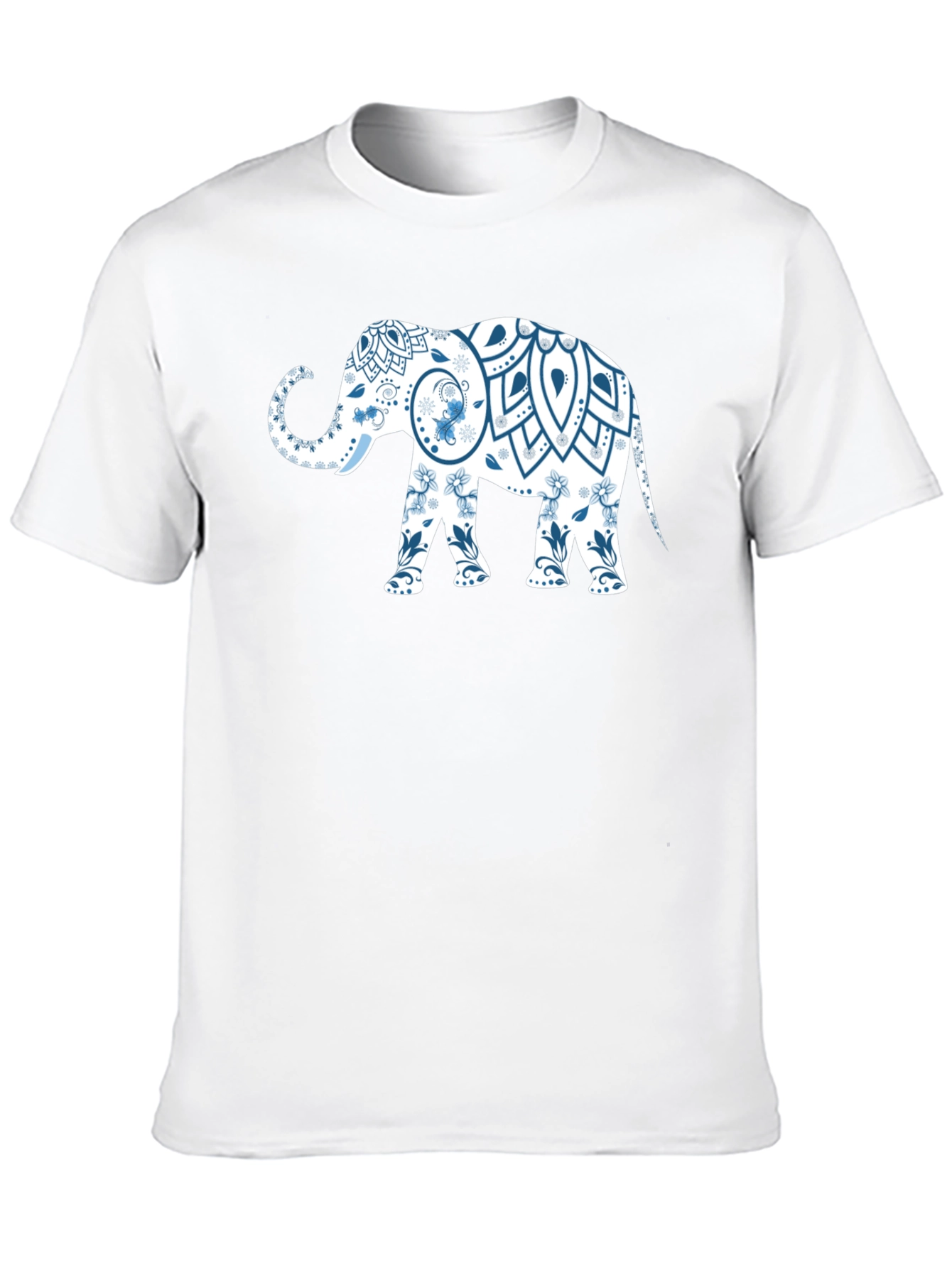 Elephant Mandala Graphic Tee - Stylish Mens T-Shirt