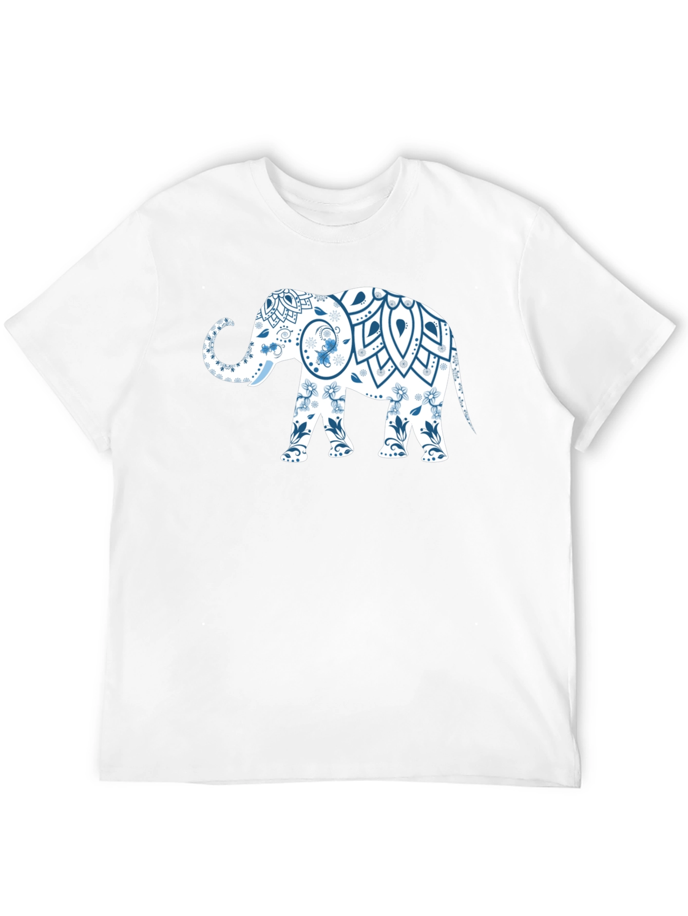 Elephant Mandala Graphic Tee - Stylish Mens T-Shirt