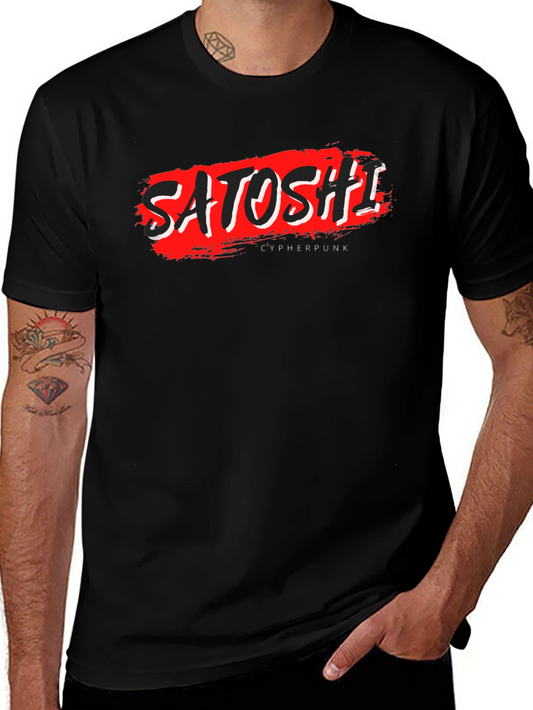 Satoshi Cypherpunk Graphic Tee - Bitcoin Crypto T-Shirt