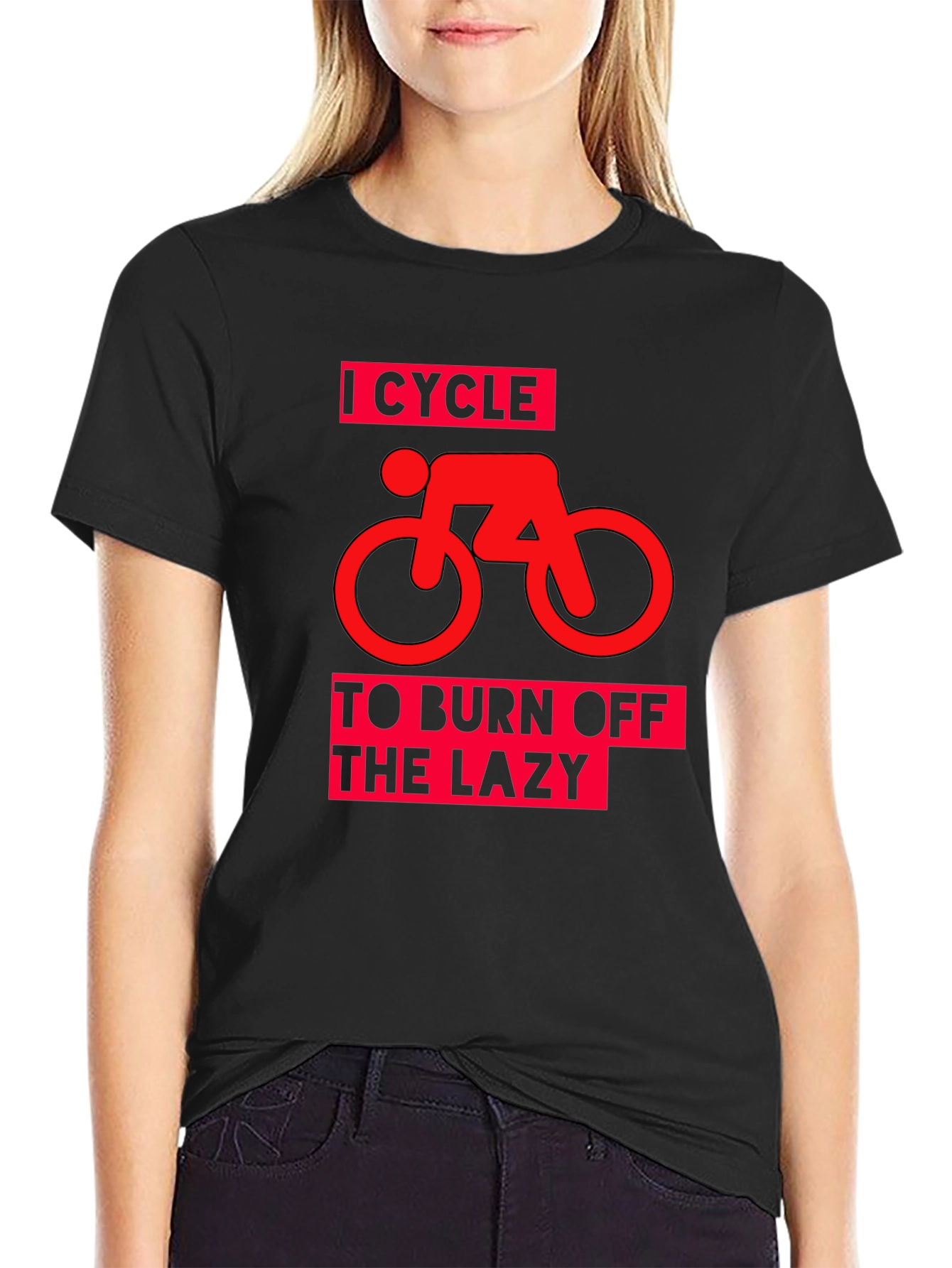 I Cycle to Burn Off the Lazy Graphic Tee