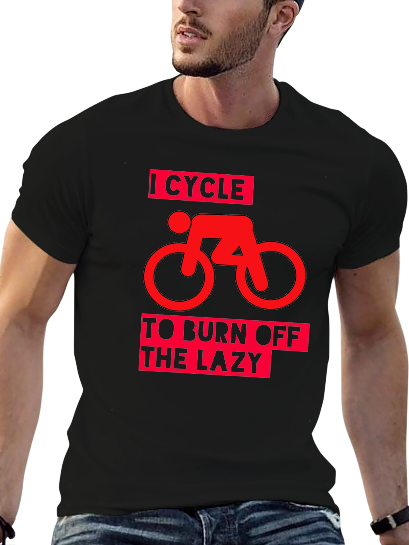 I Cycle to Burn Off the Lazy Graphic Tee