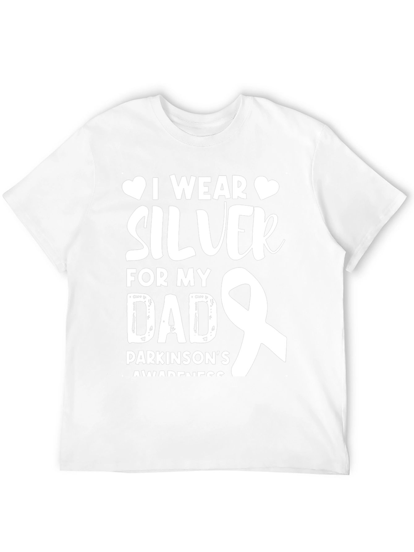 Silver For My Dad Parkinsons Awareness T-Shirt
