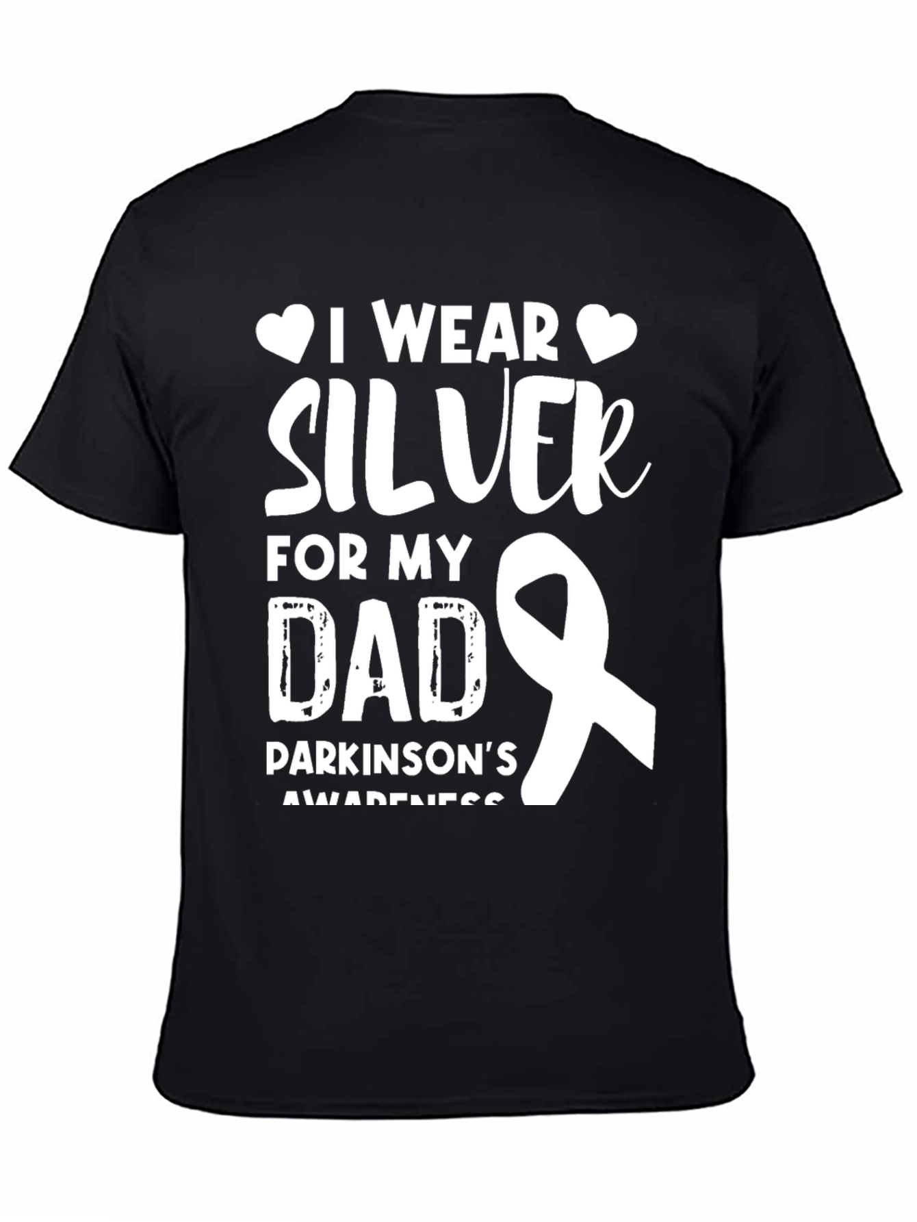 Silver For My Dad Parkinsons Awareness T-Shirt