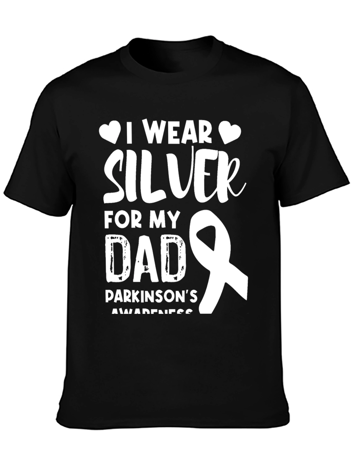 Silver For My Dad Parkinsons Awareness T-Shirt