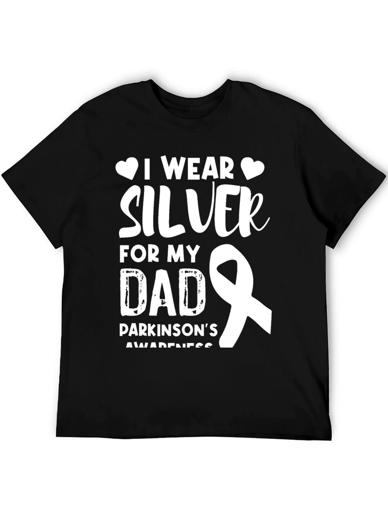 Silver For My Dad Parkinsons Awareness T-Shirt