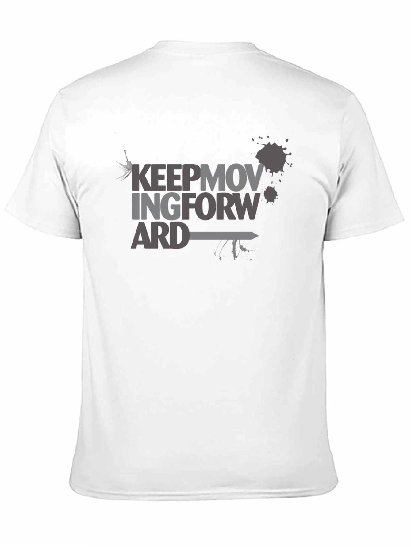 Keep Moving Forward Graphic T-Shirt - Black