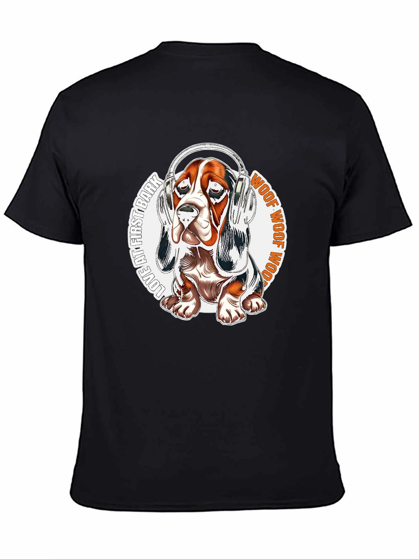 Dog Headphones Graphic Tee