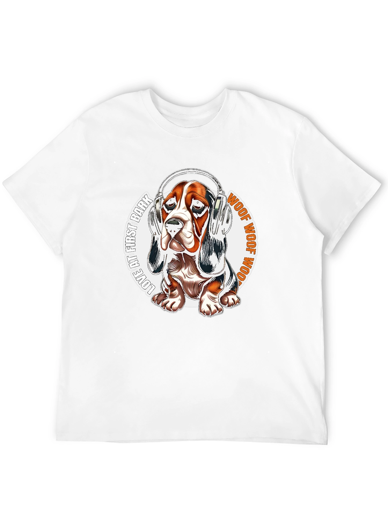 Dog Headphones Graphic Tee