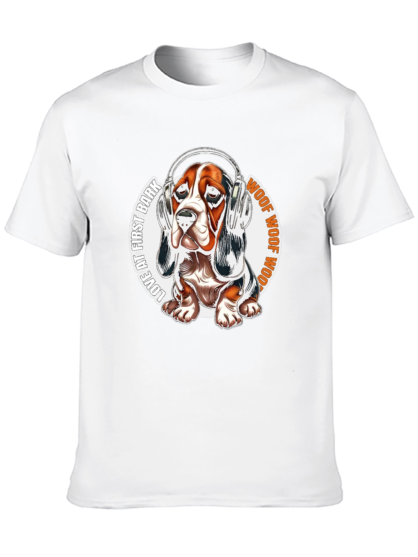Dog Headphones Graphic Tee