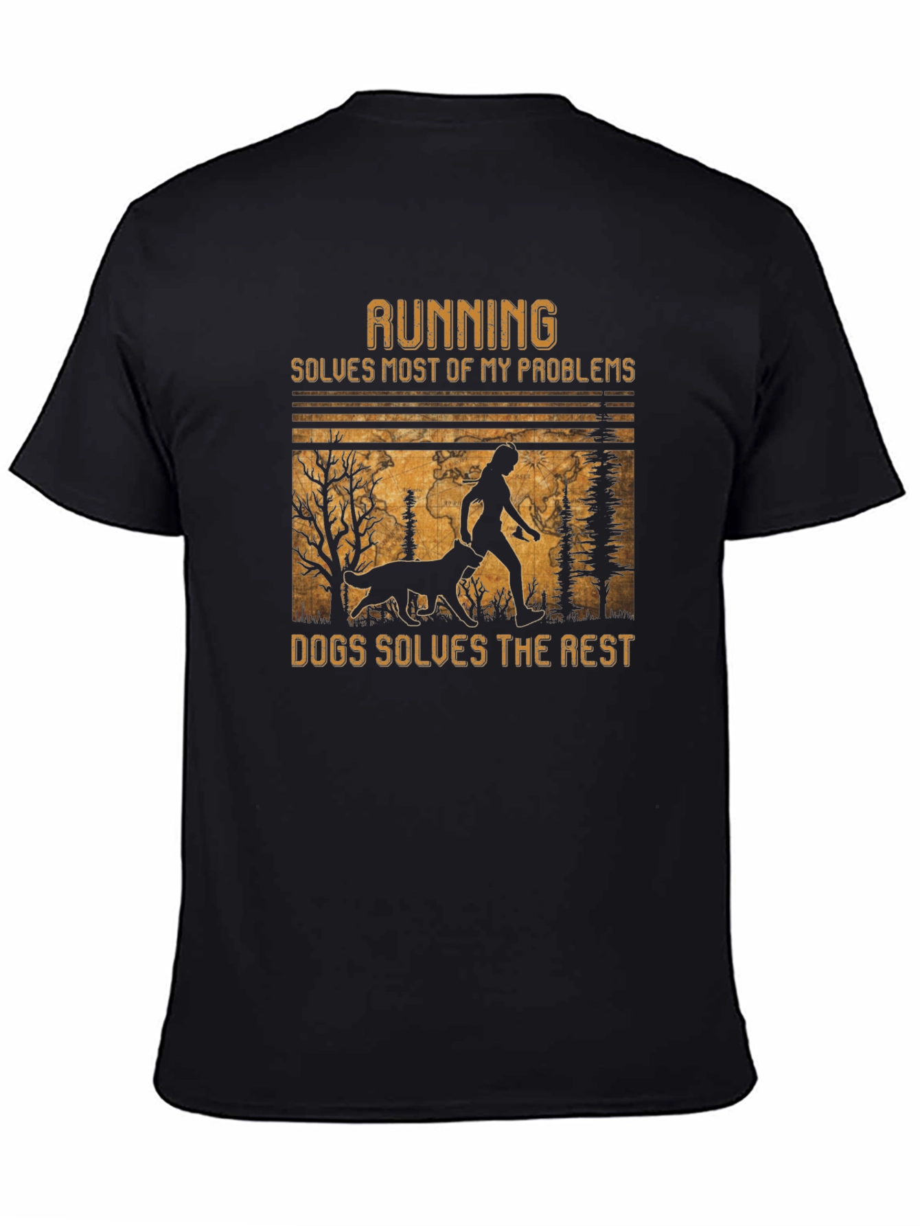Running & Dogs Graphic Tee