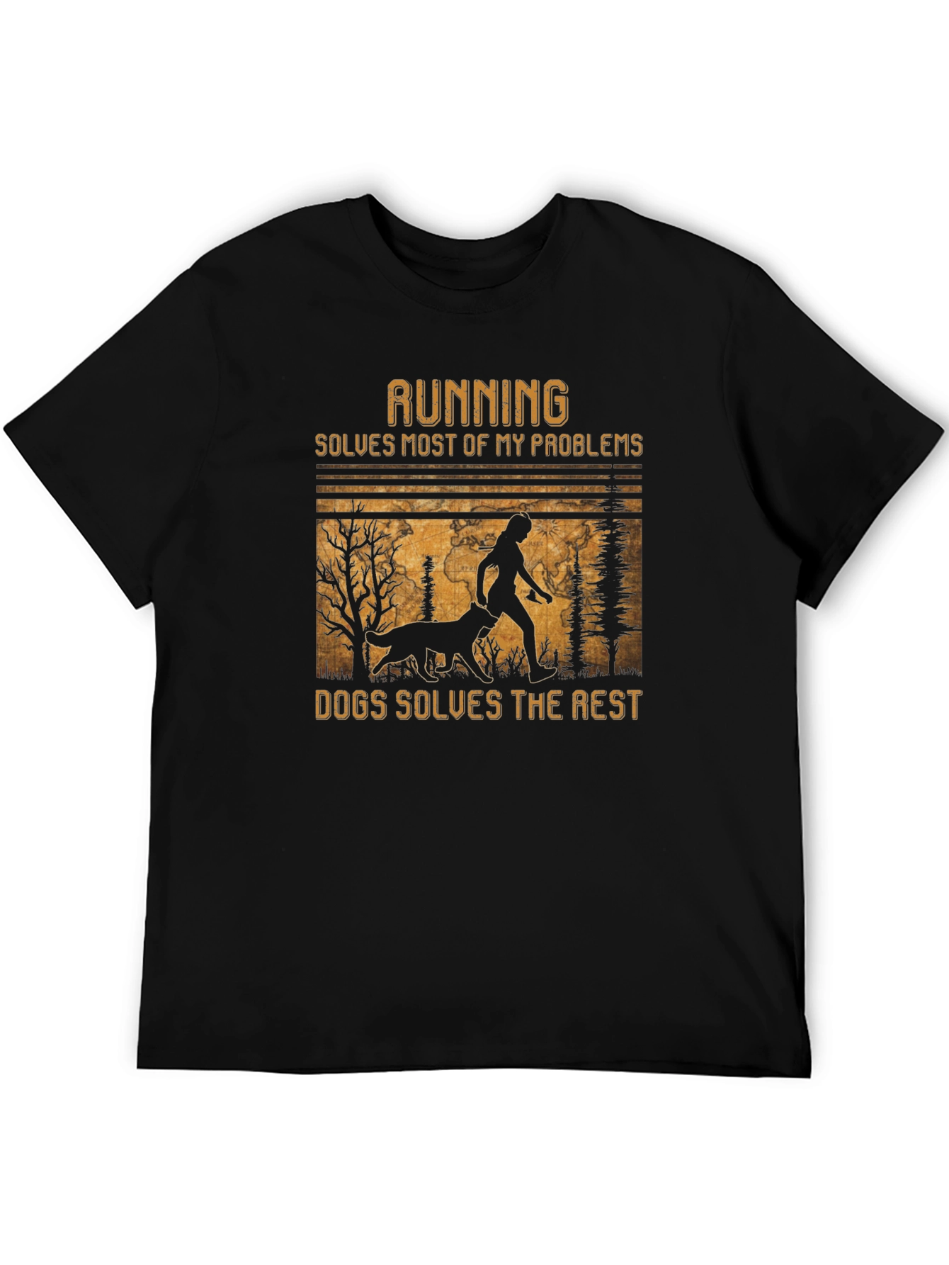 Running & Dogs Graphic Tee