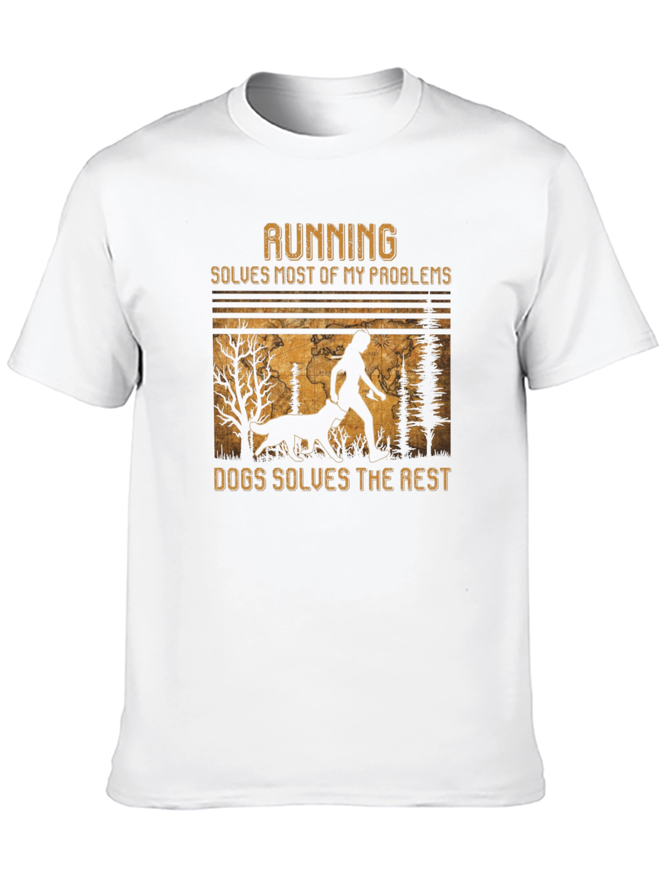 Running & Dogs Graphic Tee