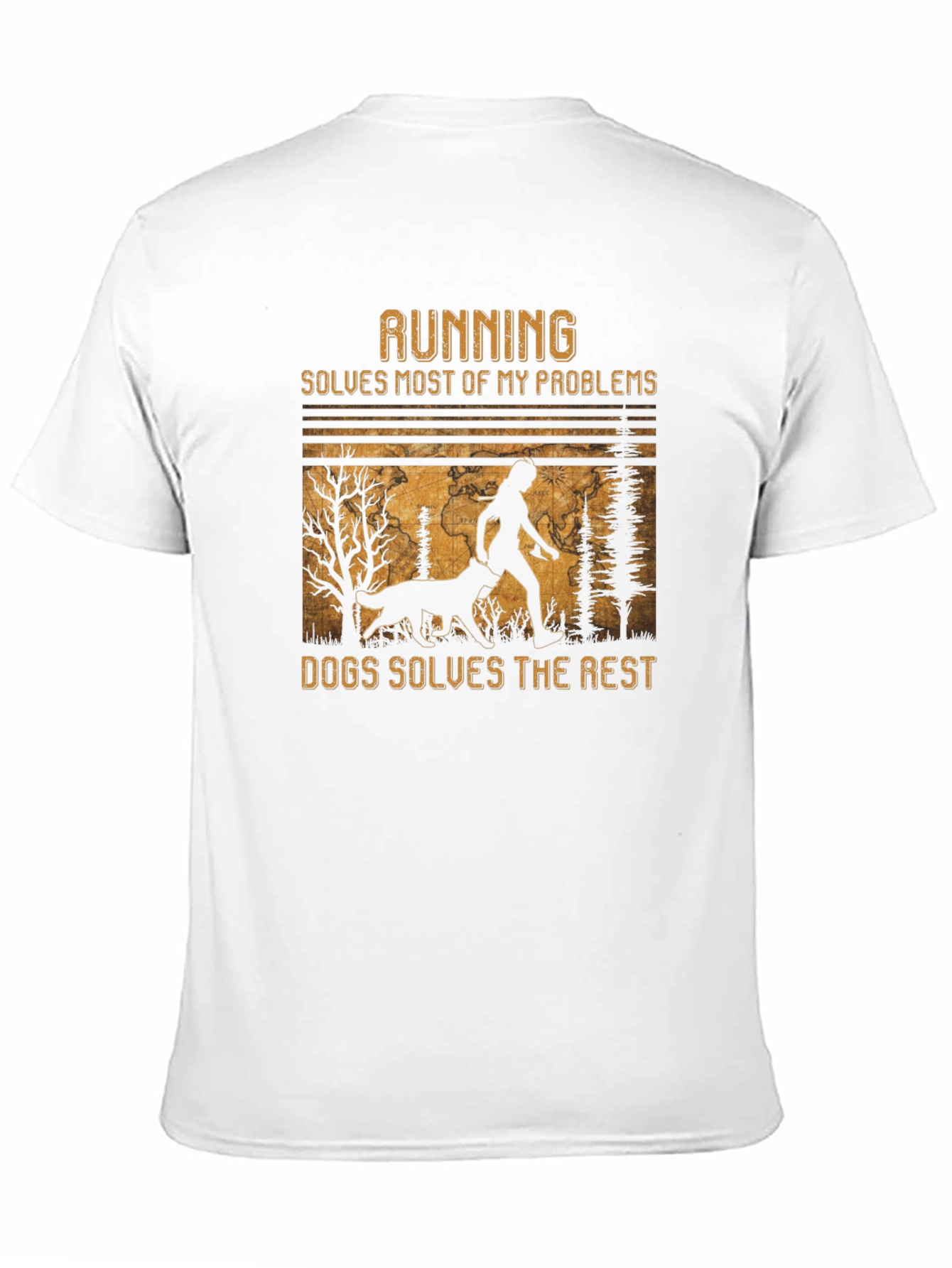 Running & Dogs Graphic Tee