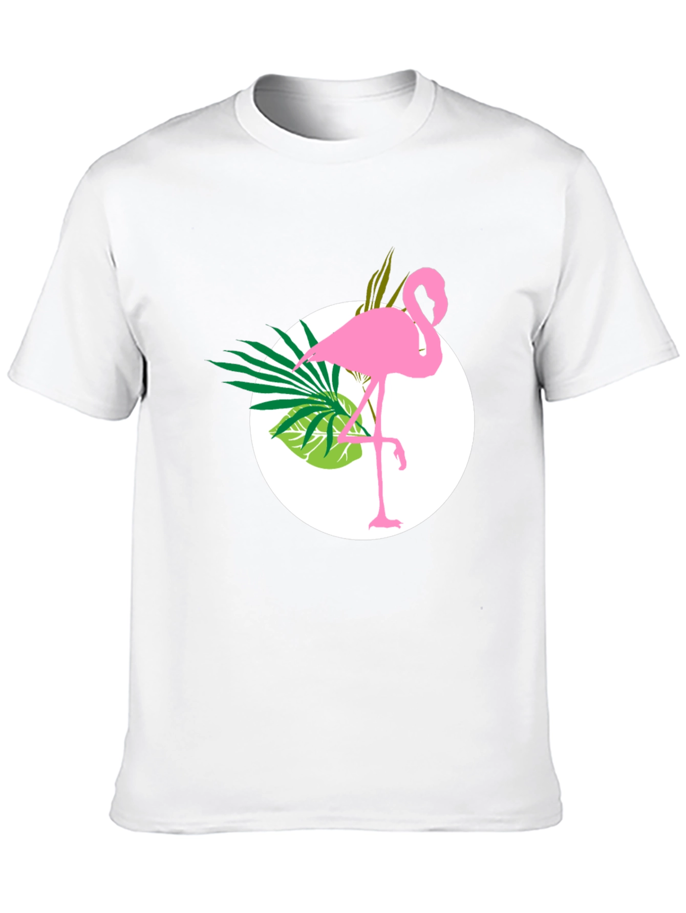 Tropical Flamingo Graphic Tee - Stylish & Unique