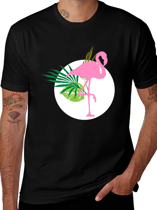 Tropical Flamingo Graphic Tee - Stylish & Unique