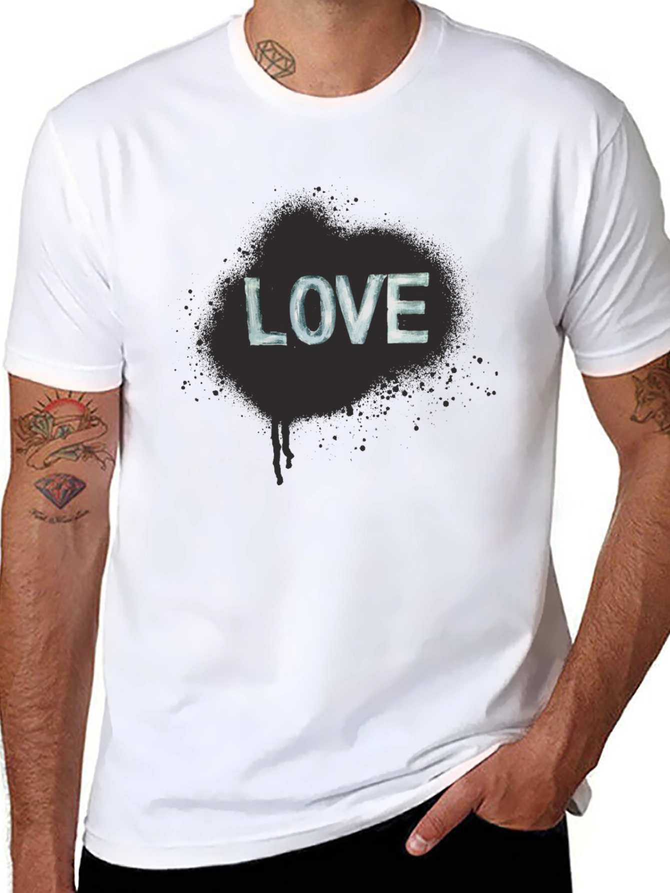Love Graphic Tee - Black
