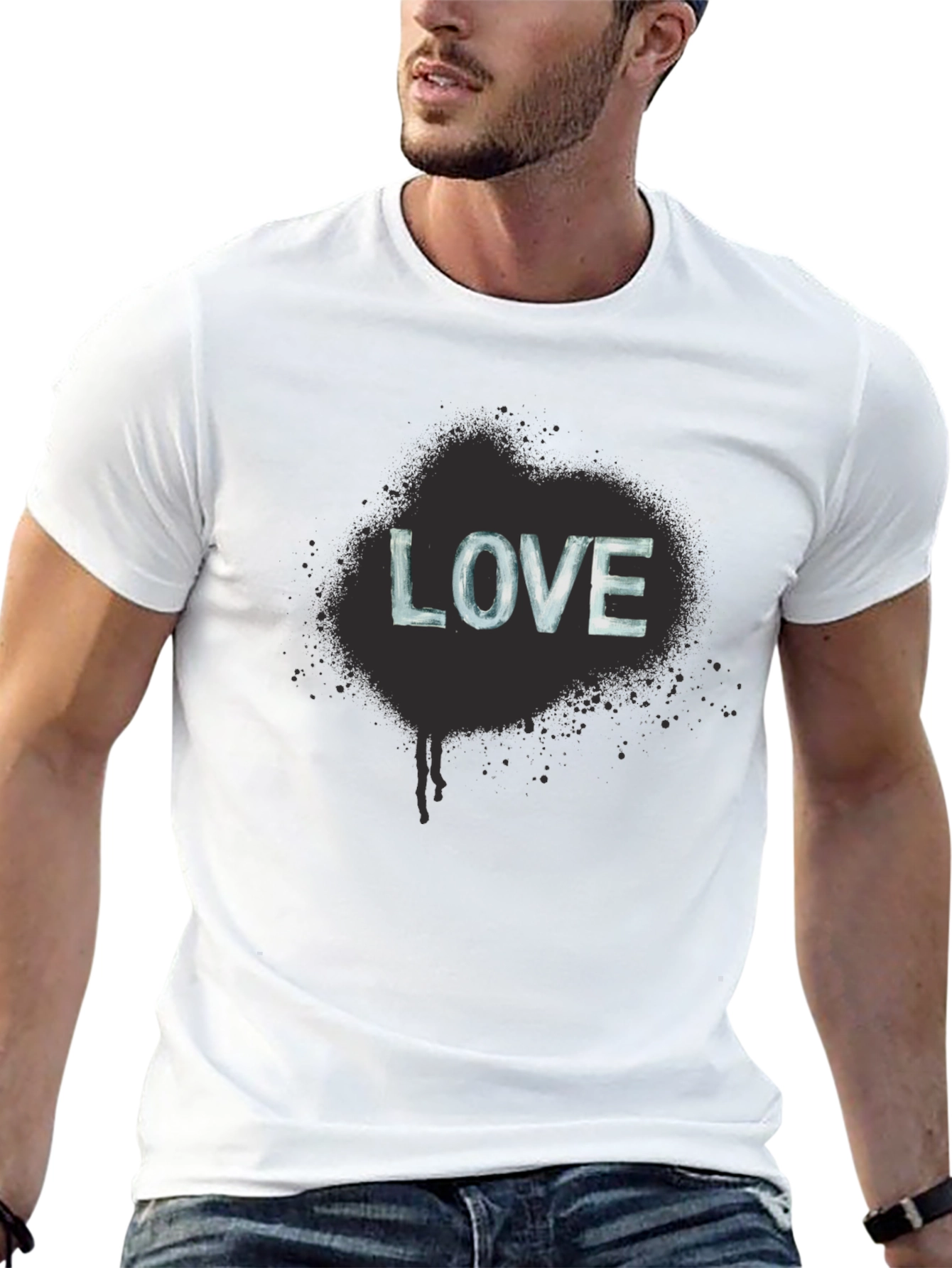 Love Graphic Tee - Black