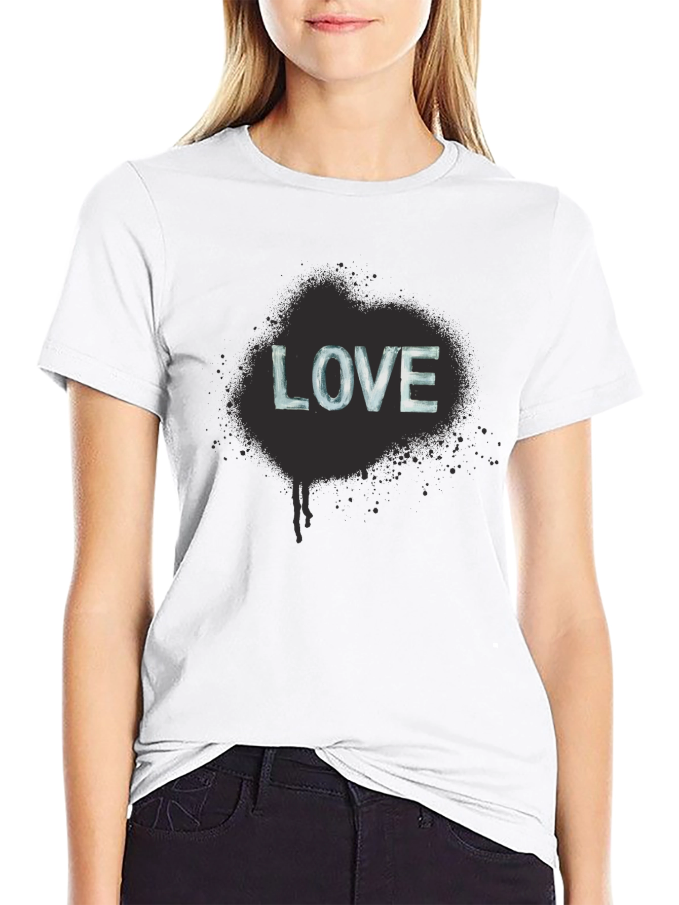 Love Graphic Tee - Black