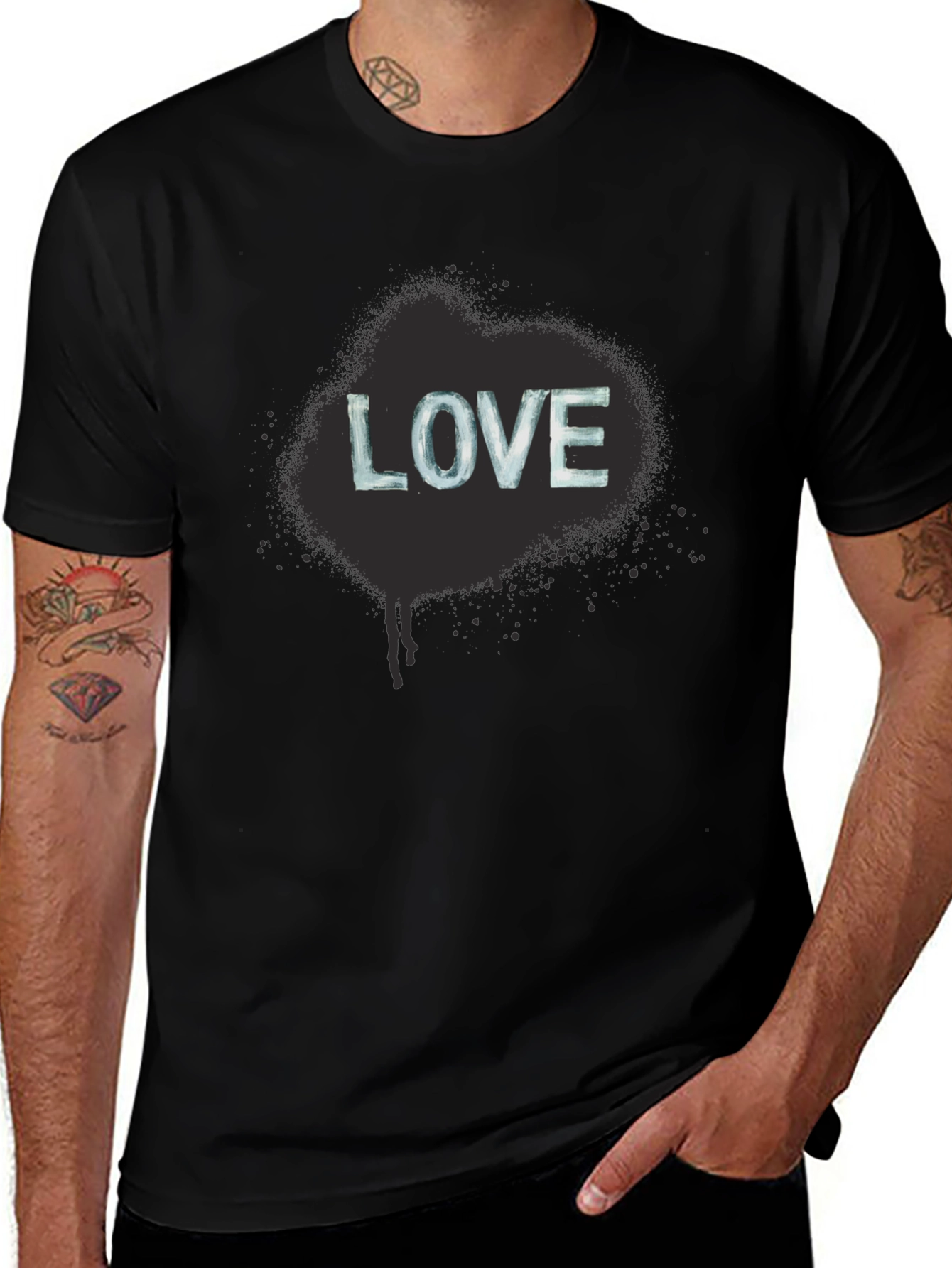 Love Graphic Tee - Black