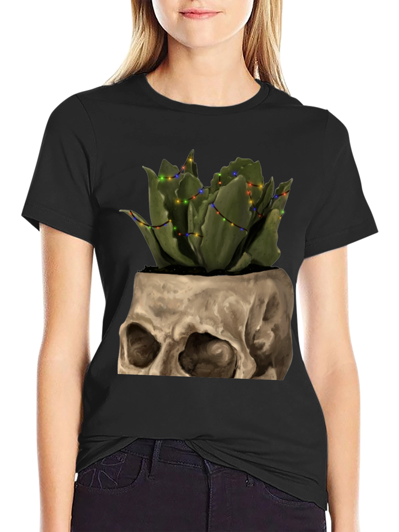 Skull Succulent Tee