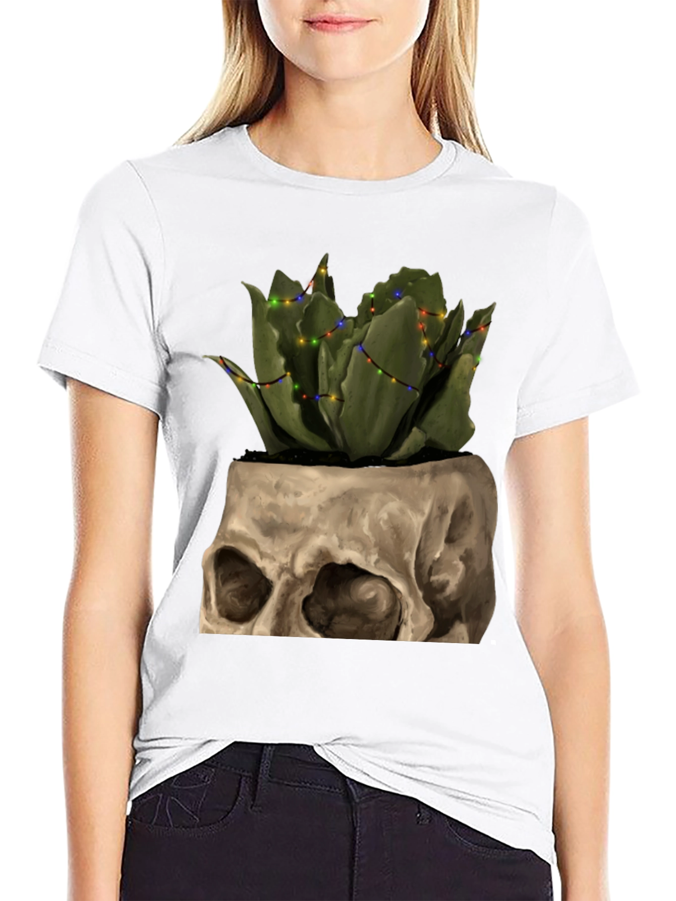 Skull Succulent Tee