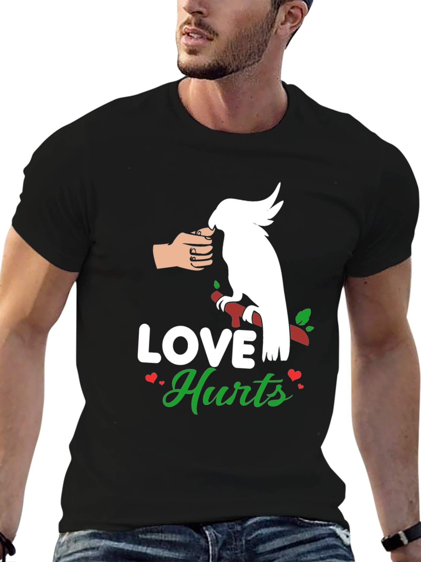 Love Hurts T-Shirt - Parrot Edition