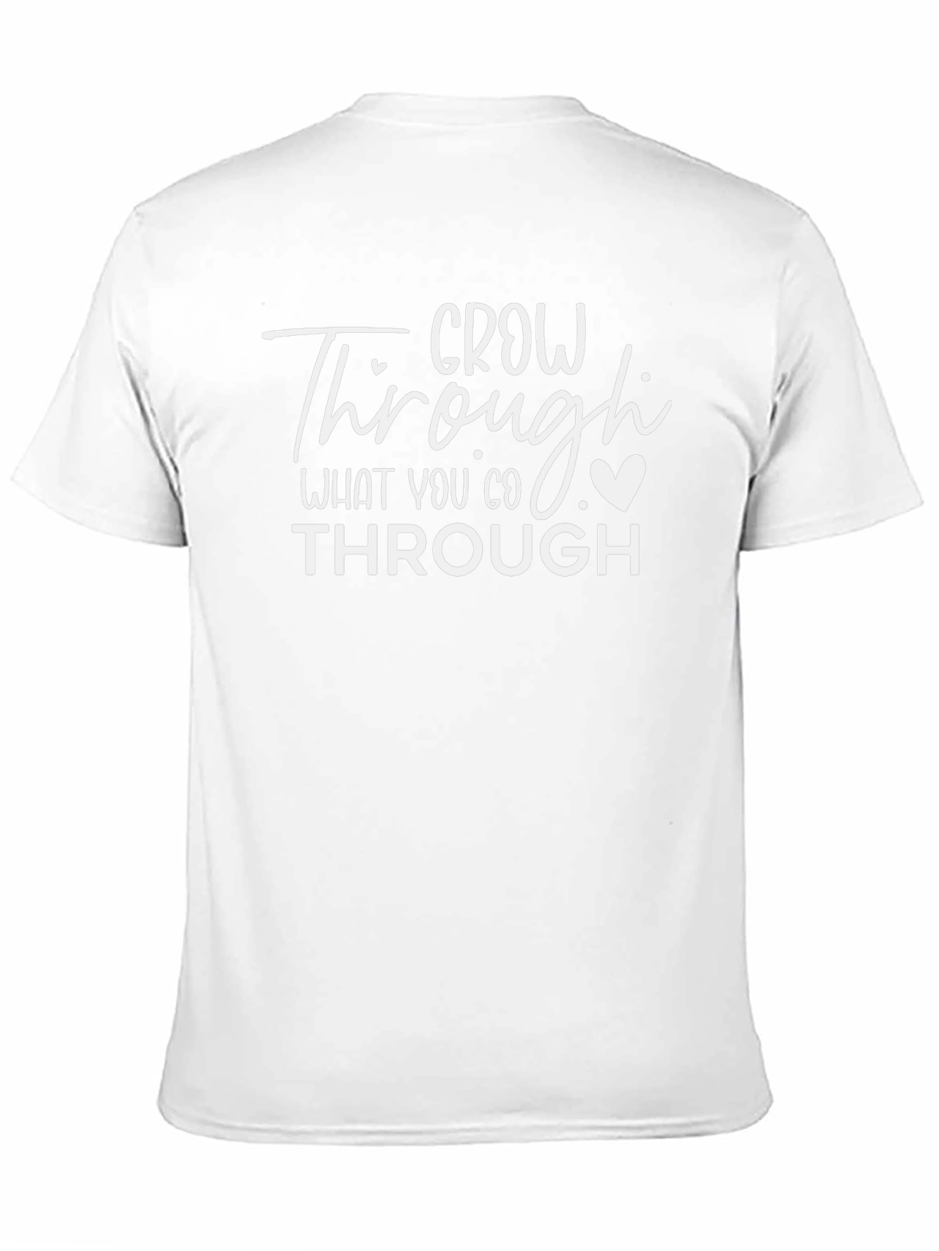 Grow Through What You Go Through Black T-Shirt