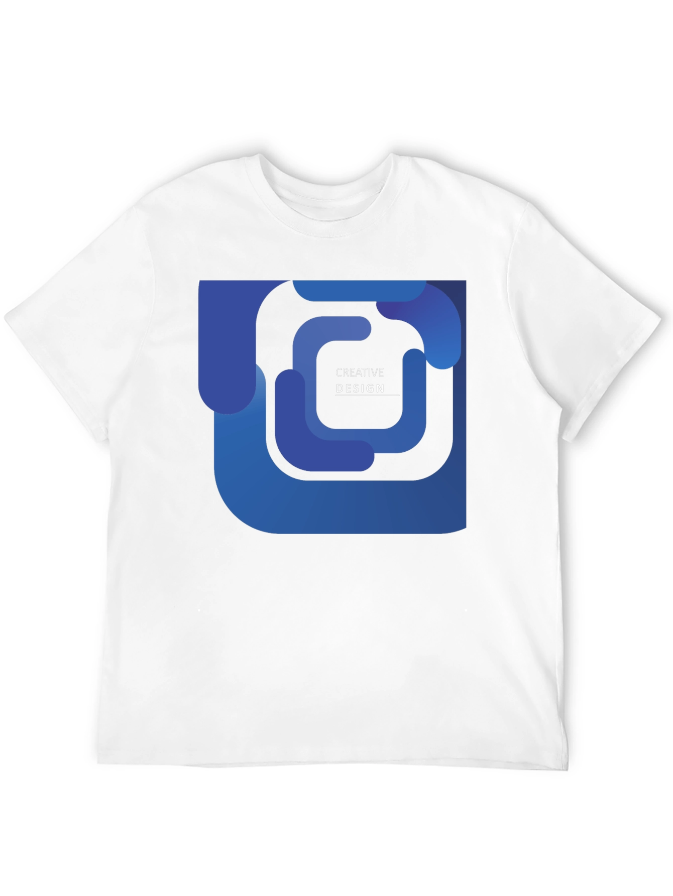 Creative Design Black T-Shirt