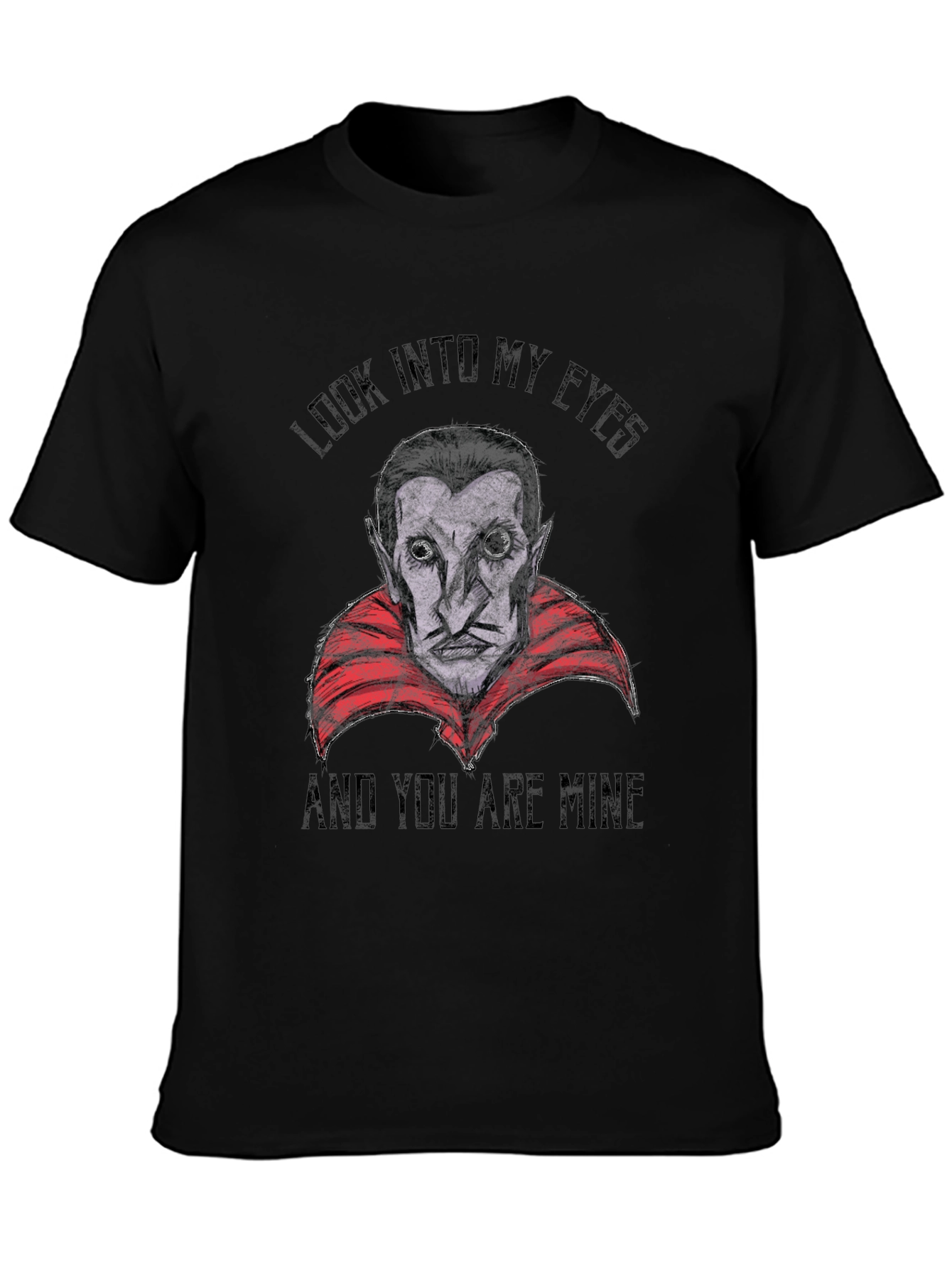 Vampire Graphic T-Shirt - Look Into My Eyes