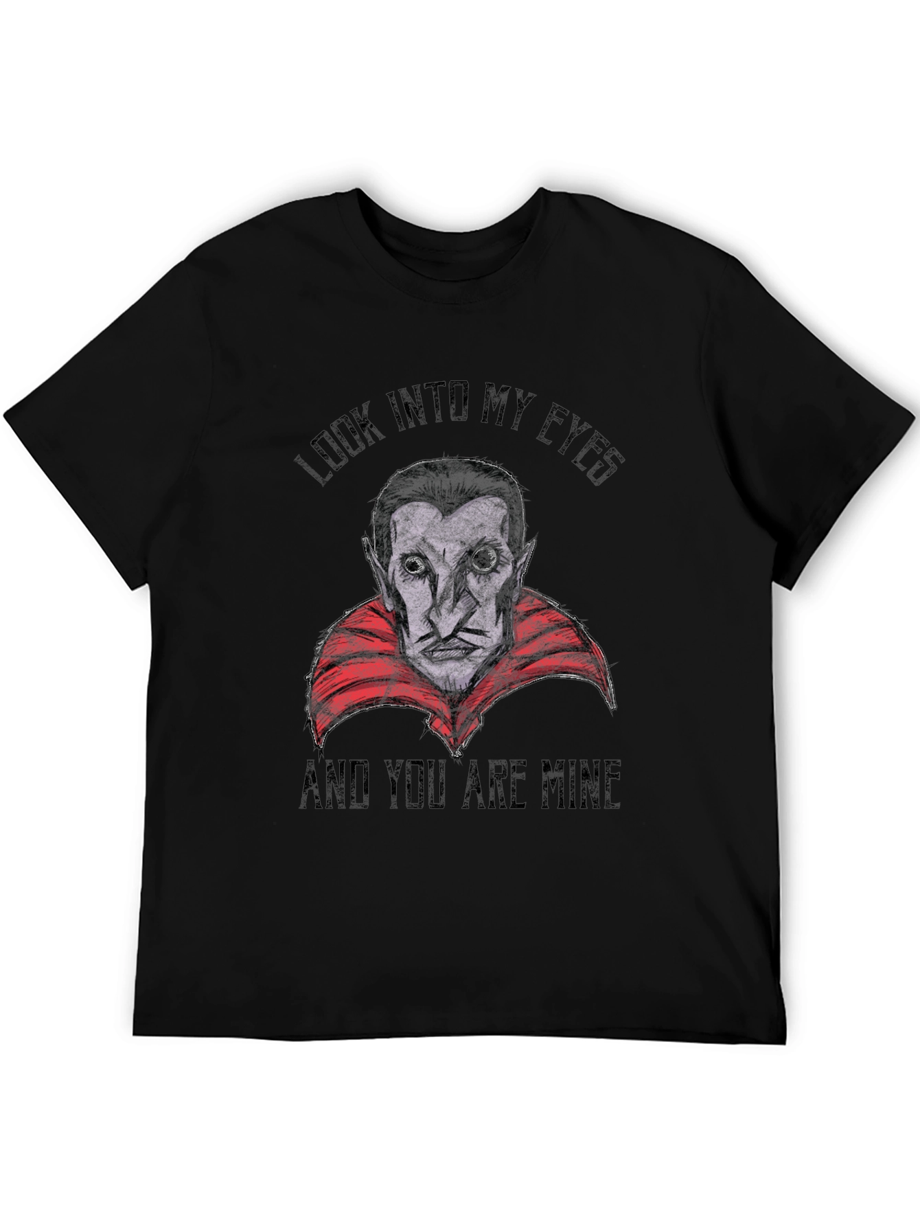 Vampire Graphic T-Shirt - Look Into My Eyes