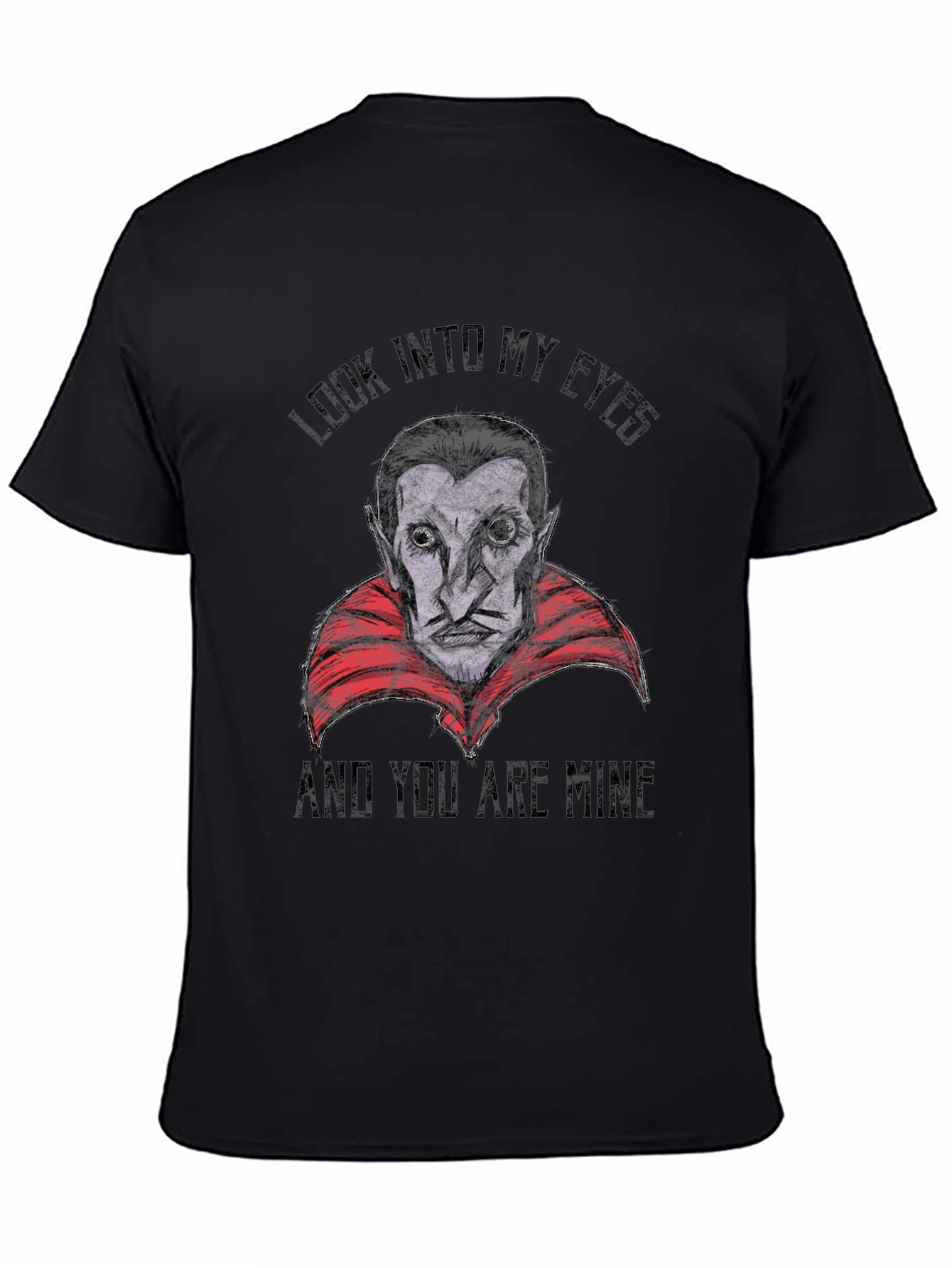 Vampire Graphic T-Shirt - Look Into My Eyes