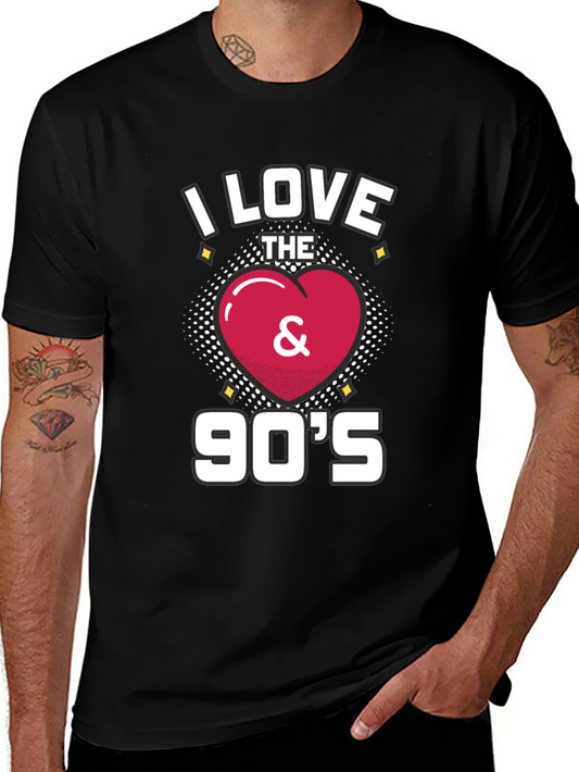 I Love the 90s Retro Graphic T-Shirt