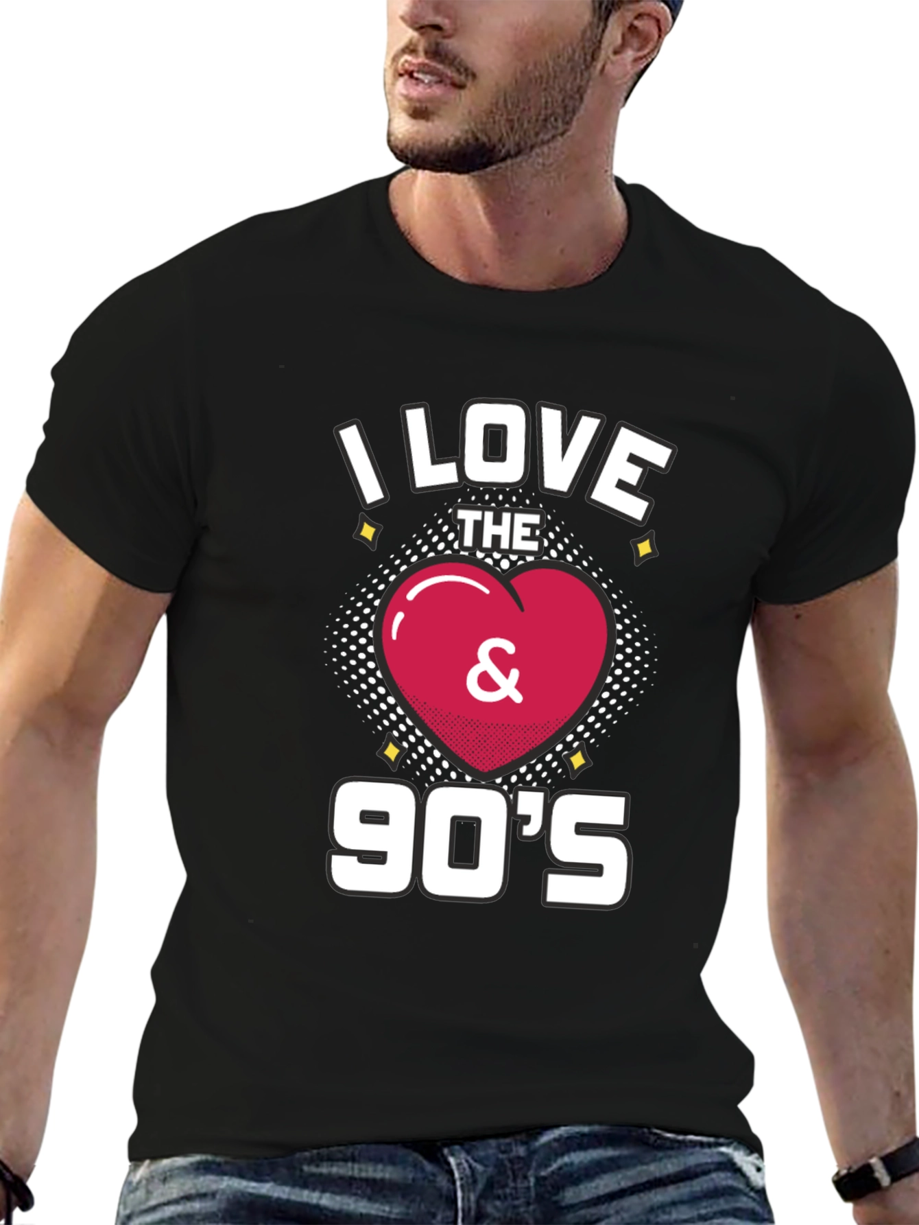 I Love the 90s Retro Graphic T-Shirt