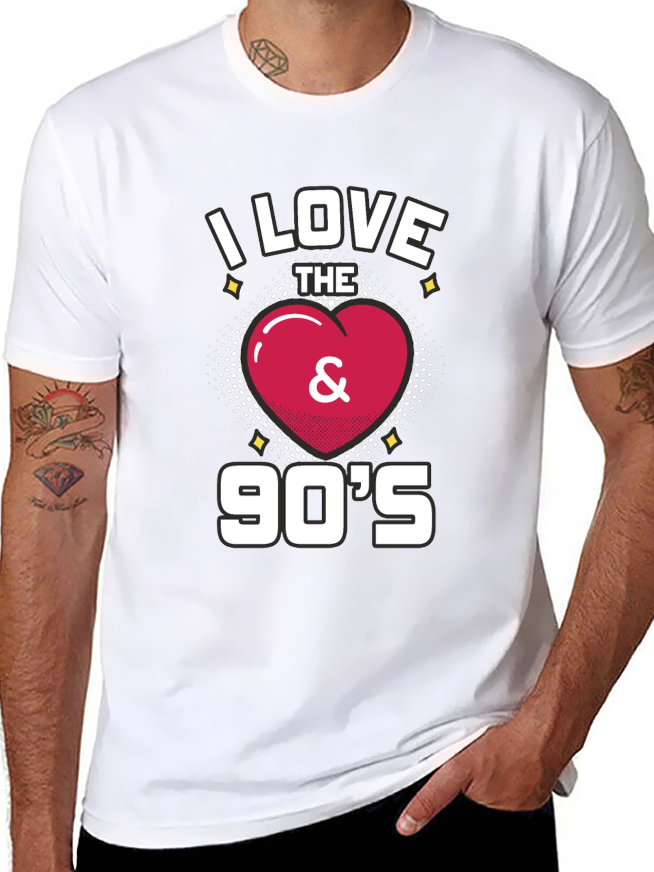I Love the 90s Retro Graphic T-Shirt