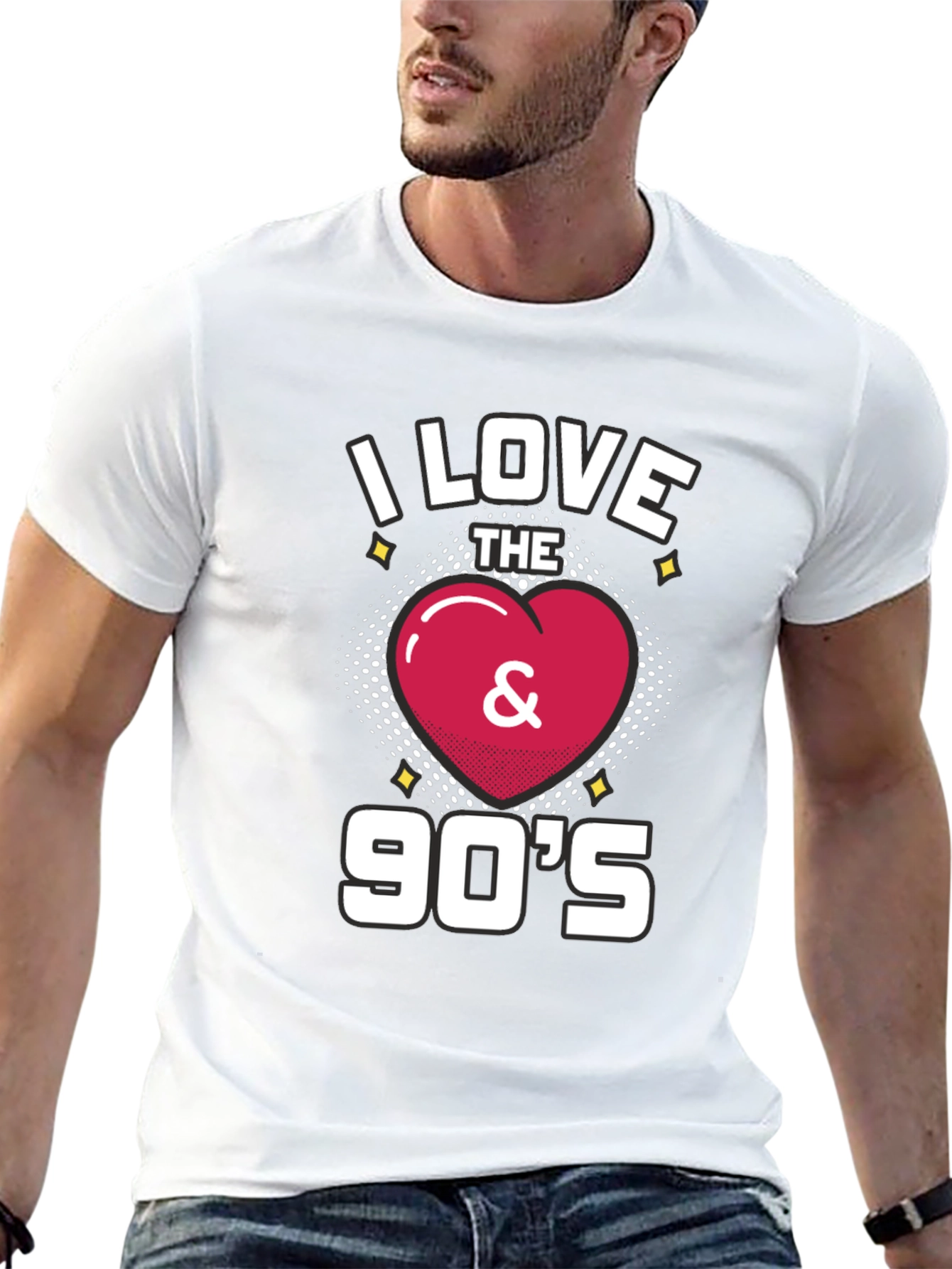 I Love the 90s Retro Graphic T-Shirt