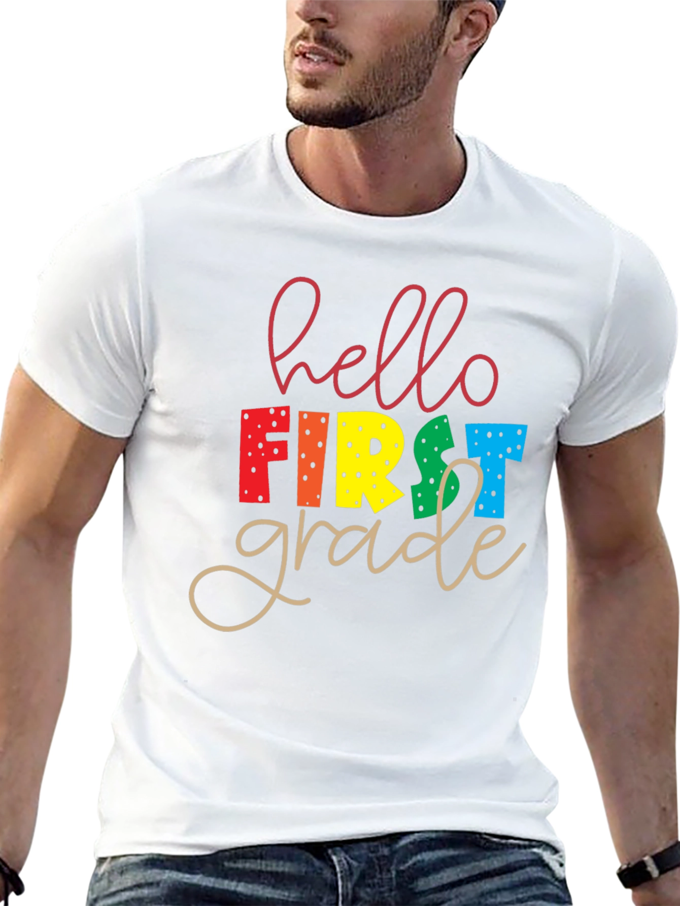 Hello First Grade T-Shirt - Back to School