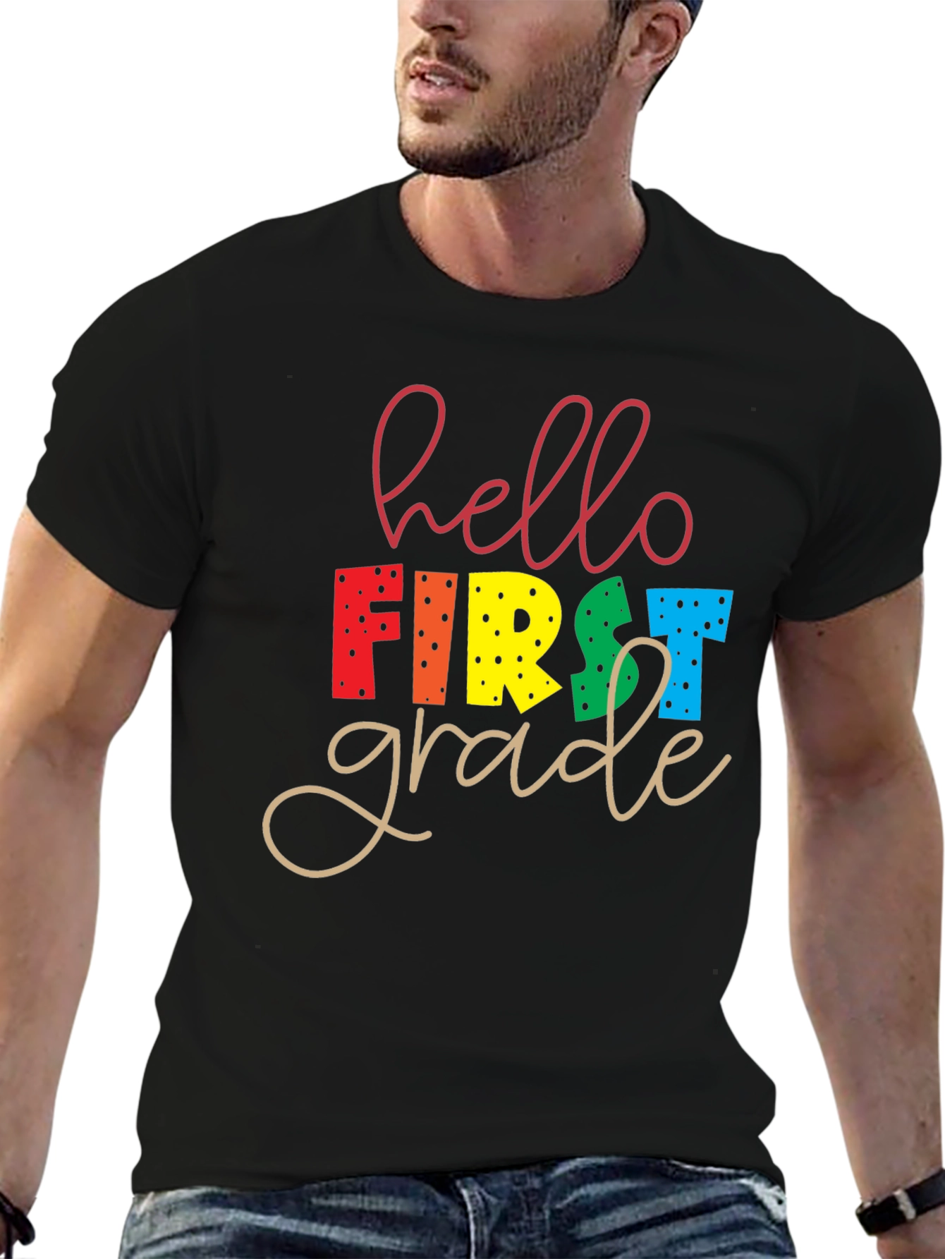 Hello First Grade T-Shirt - Back to School