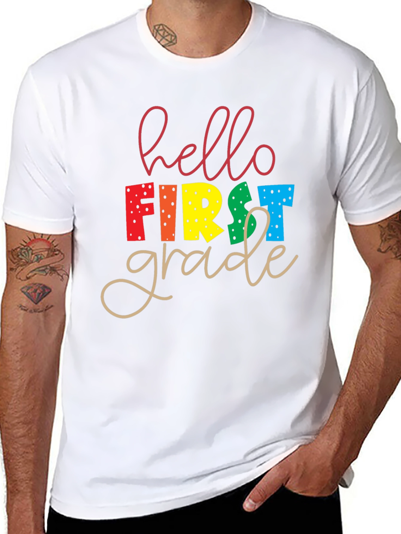 Hello First Grade T-Shirt - Back to School