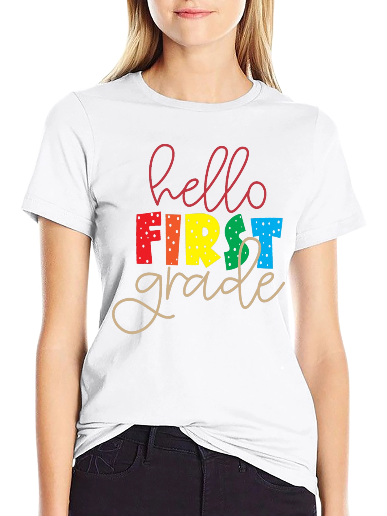 Hello First Grade T-Shirt - Back to School