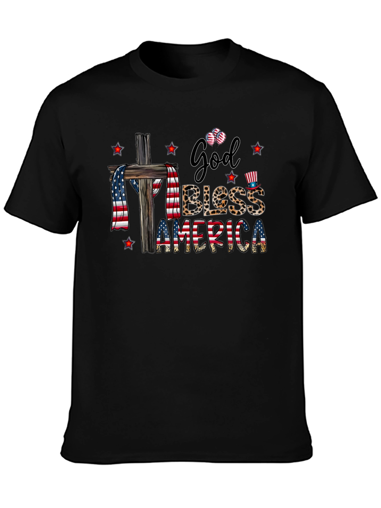 God Bless America Patriotic T-Shirt