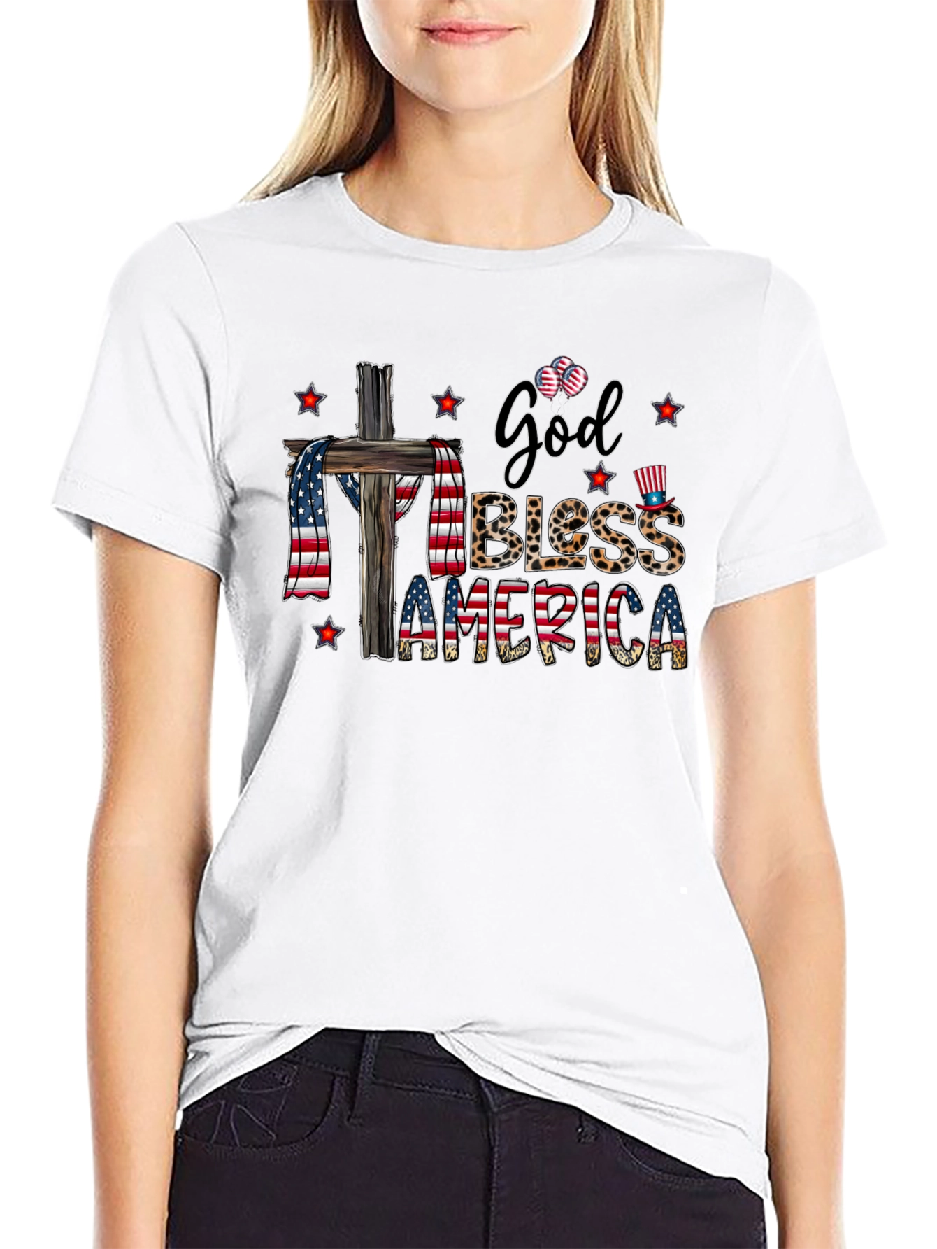 God Bless America Patriotic T-Shirt