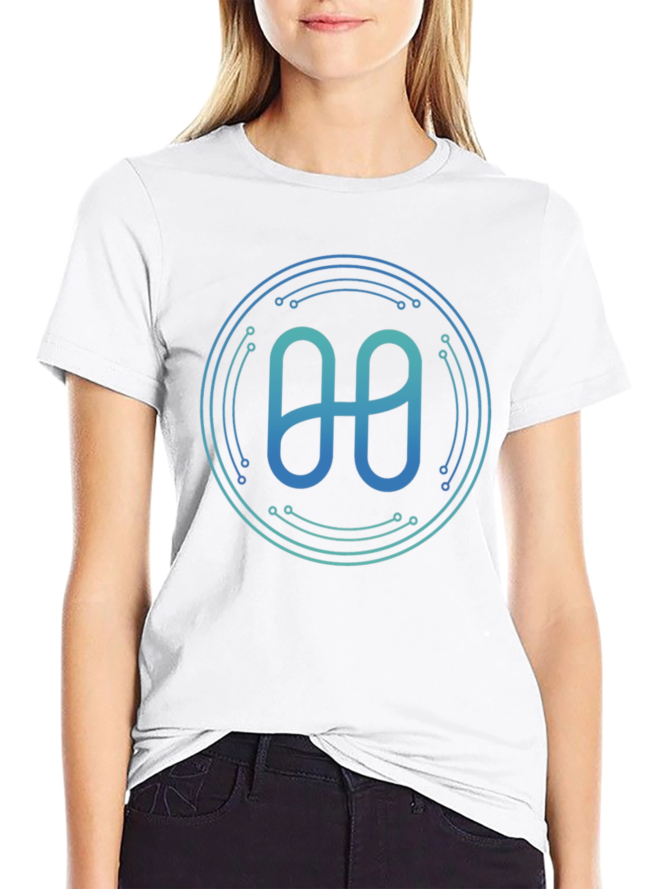 Modern Crypto T-Shirt - Tech Circuit Design