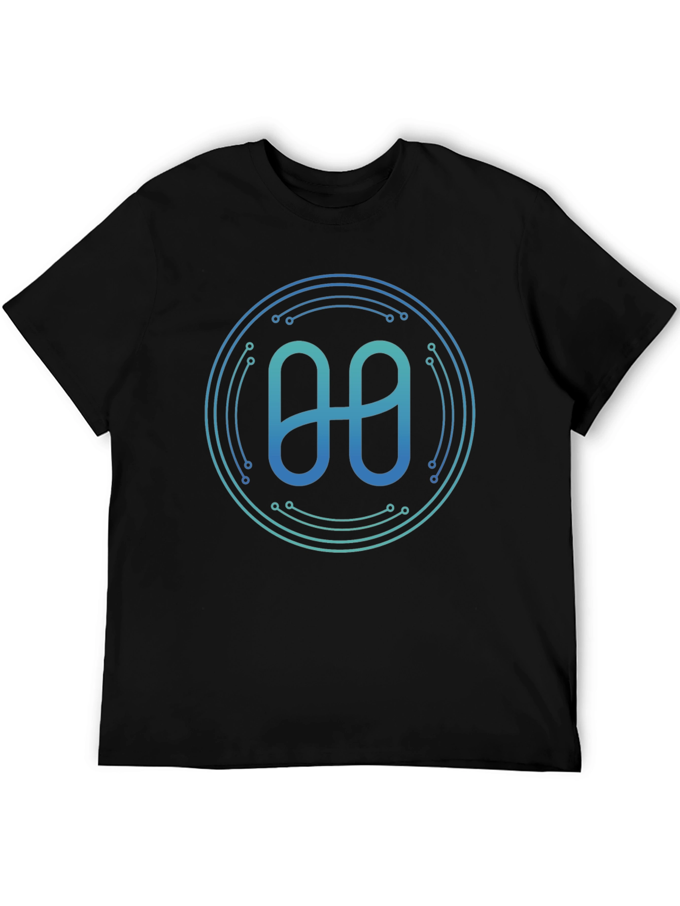 Modern Crypto T-Shirt - Tech Circuit Design
