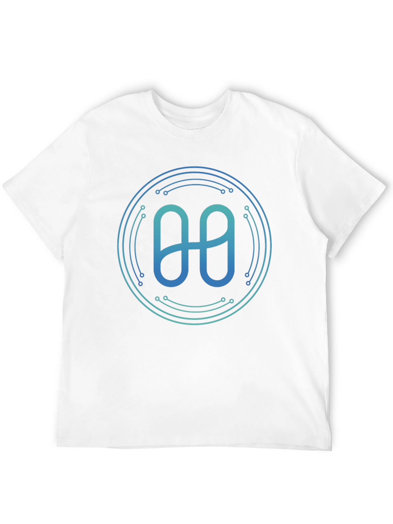 Modern Crypto T-Shirt - Tech Circuit Design