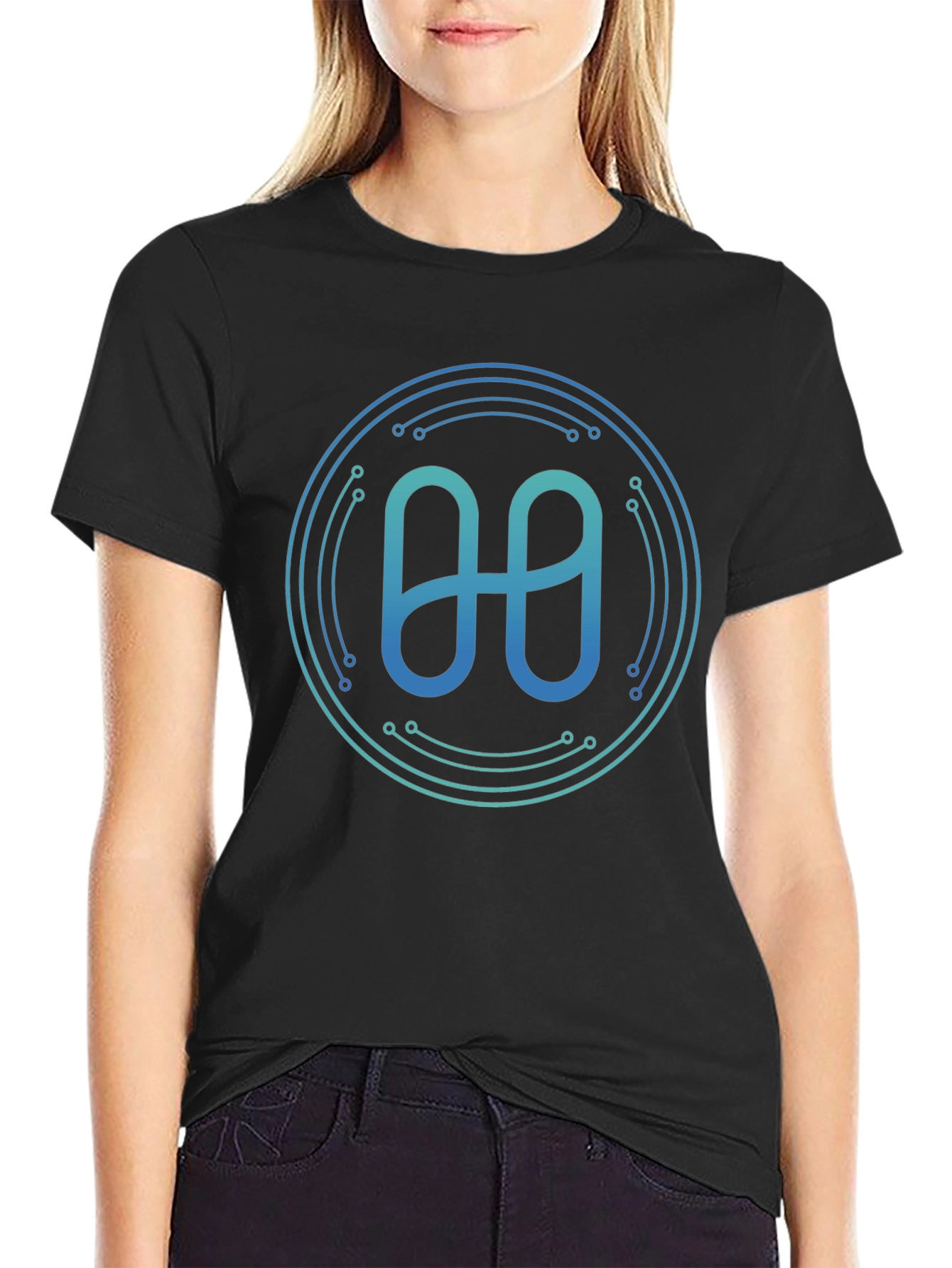 Modern Crypto T-Shirt - Tech Circuit Design