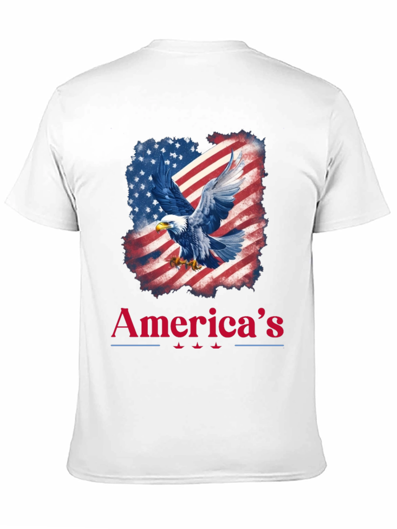 Americas Eagle Patriotic Graphic Tee