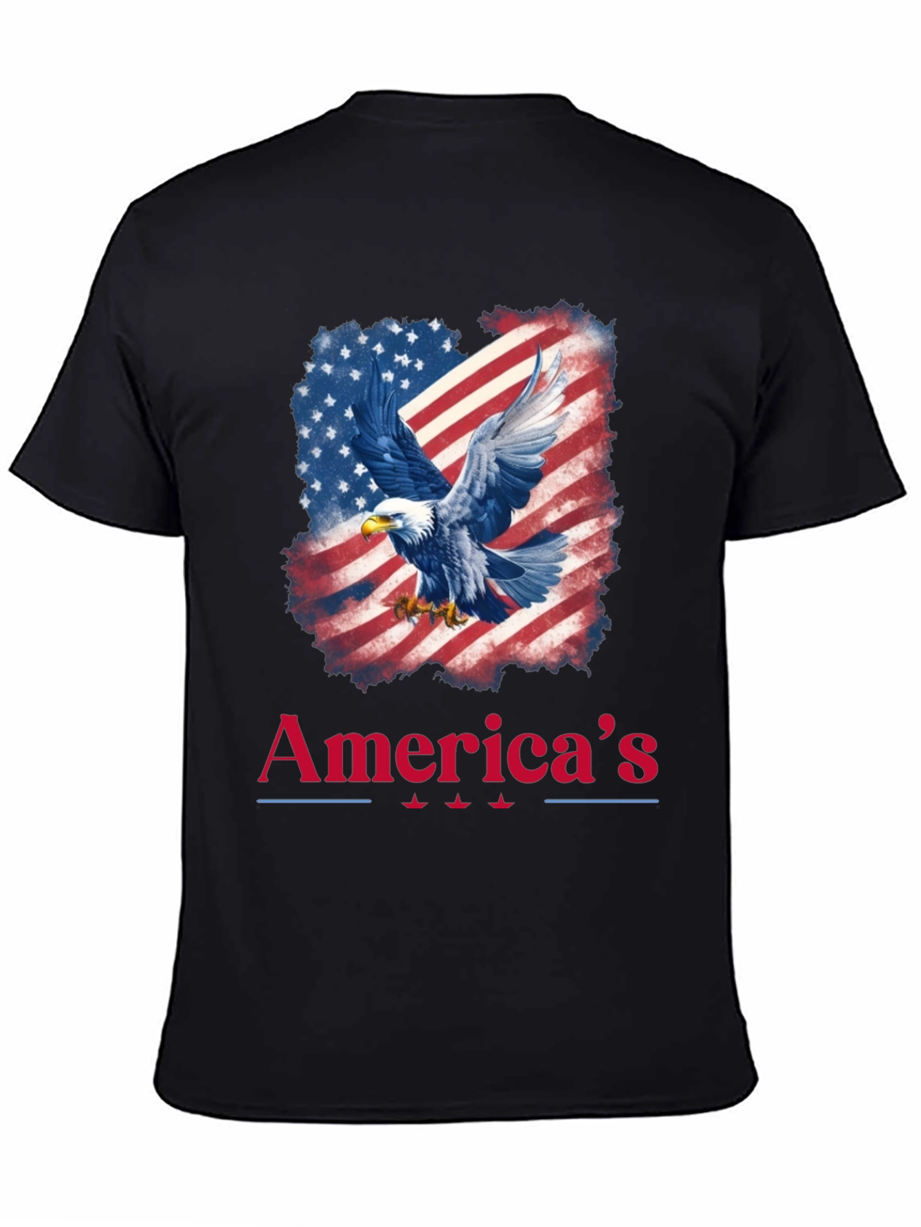 Americas Eagle Patriotic Graphic Tee