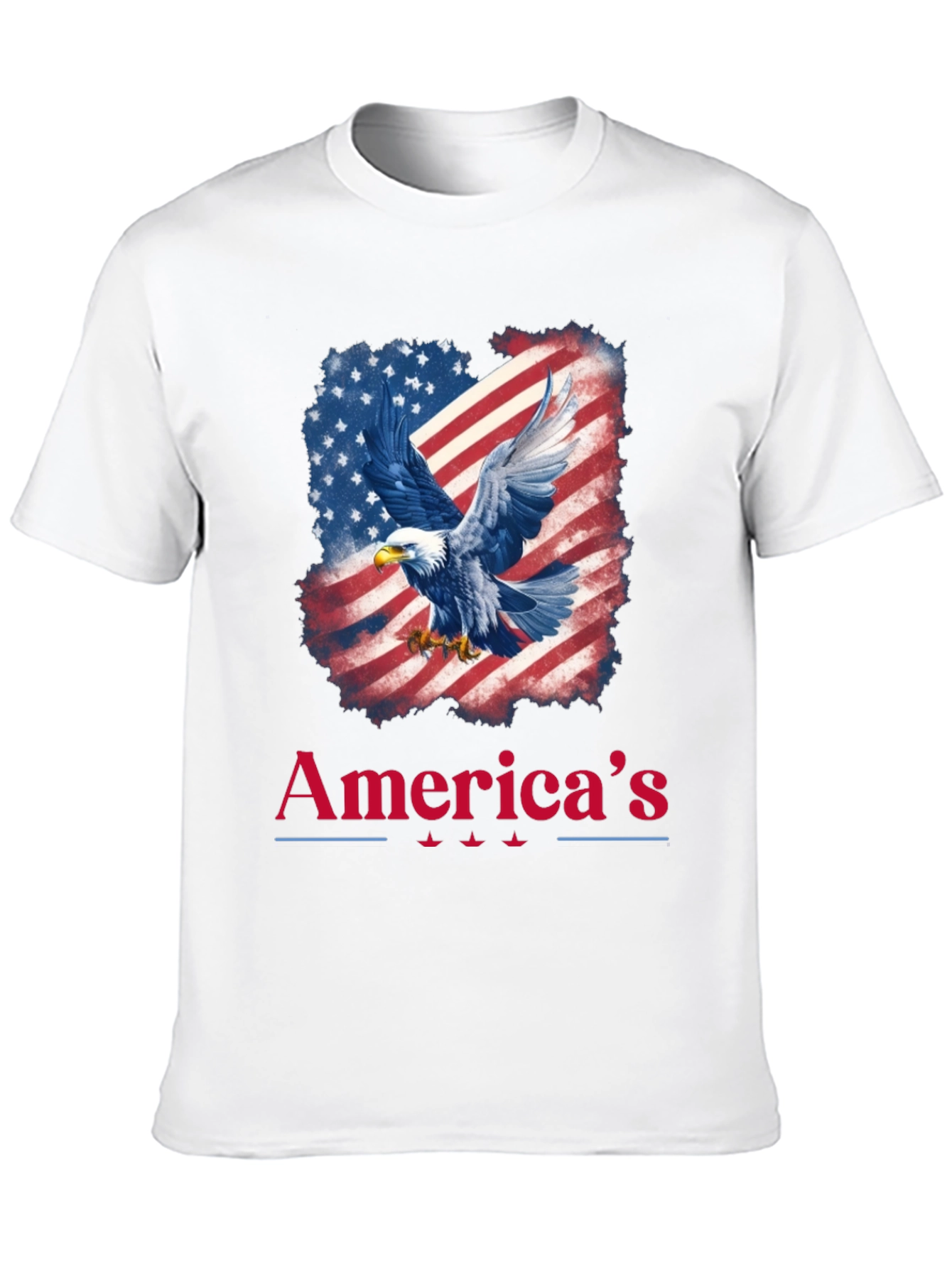 Americas Eagle Patriotic Graphic Tee