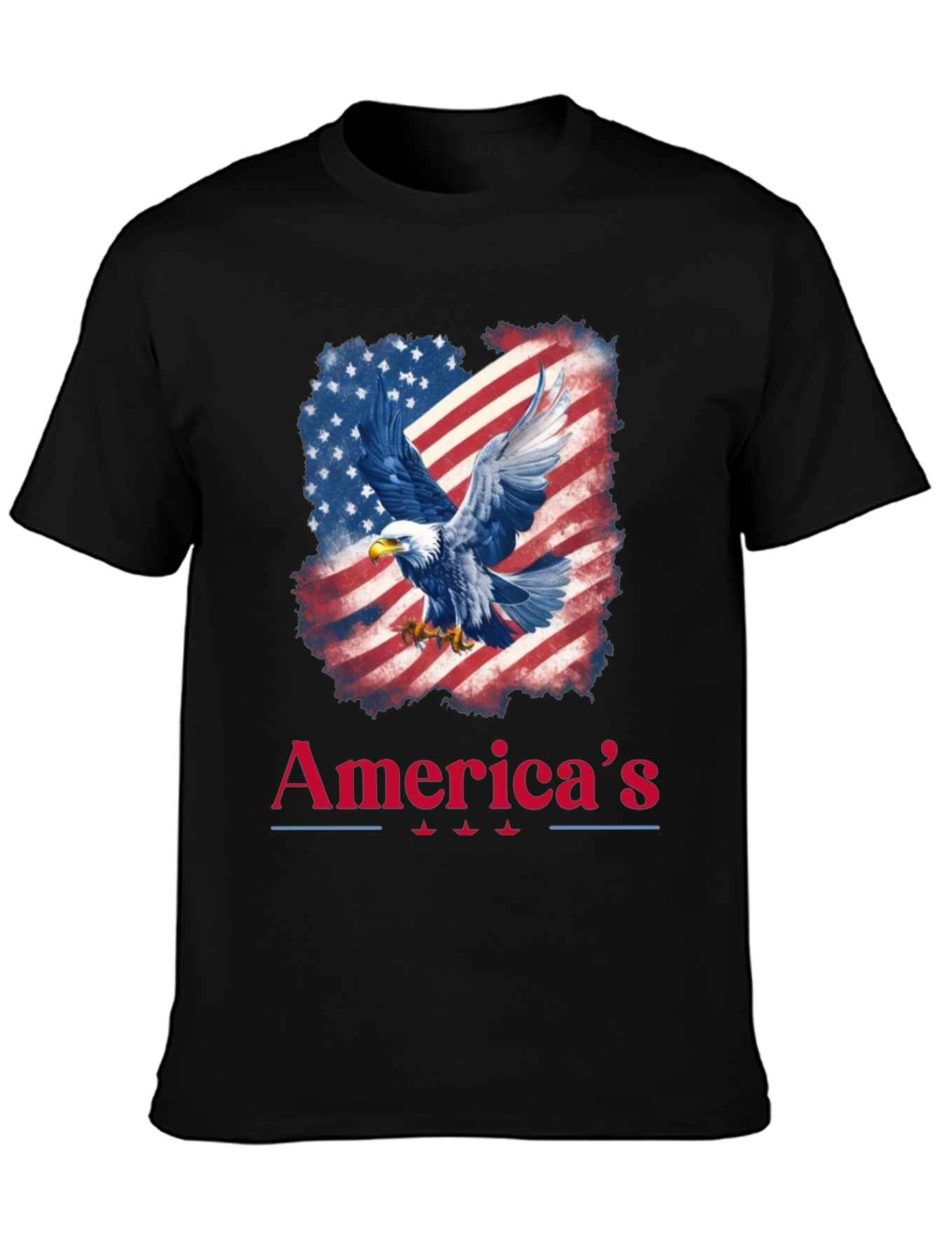Americas Eagle Patriotic Graphic Tee